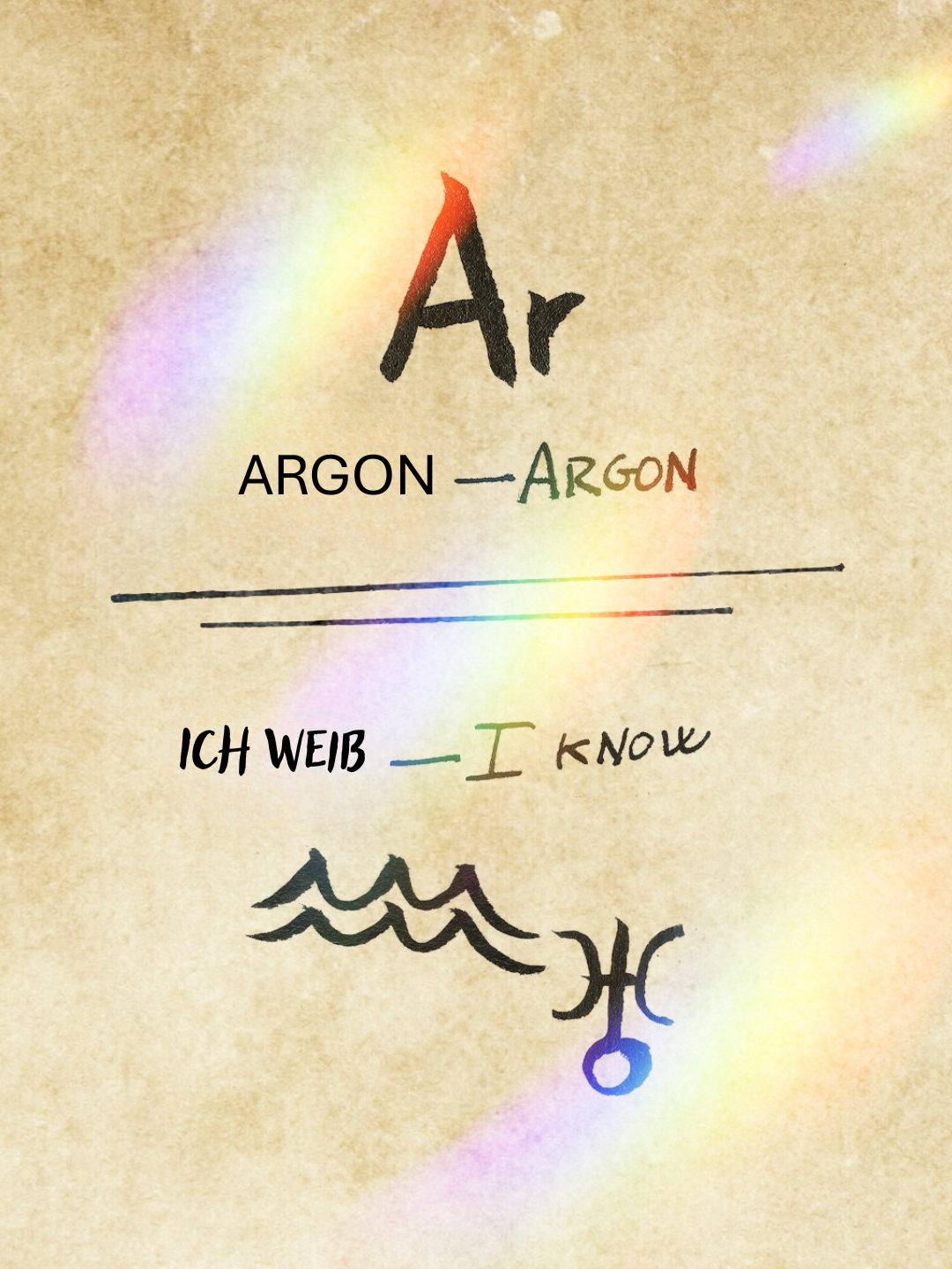Ich weiß Argon