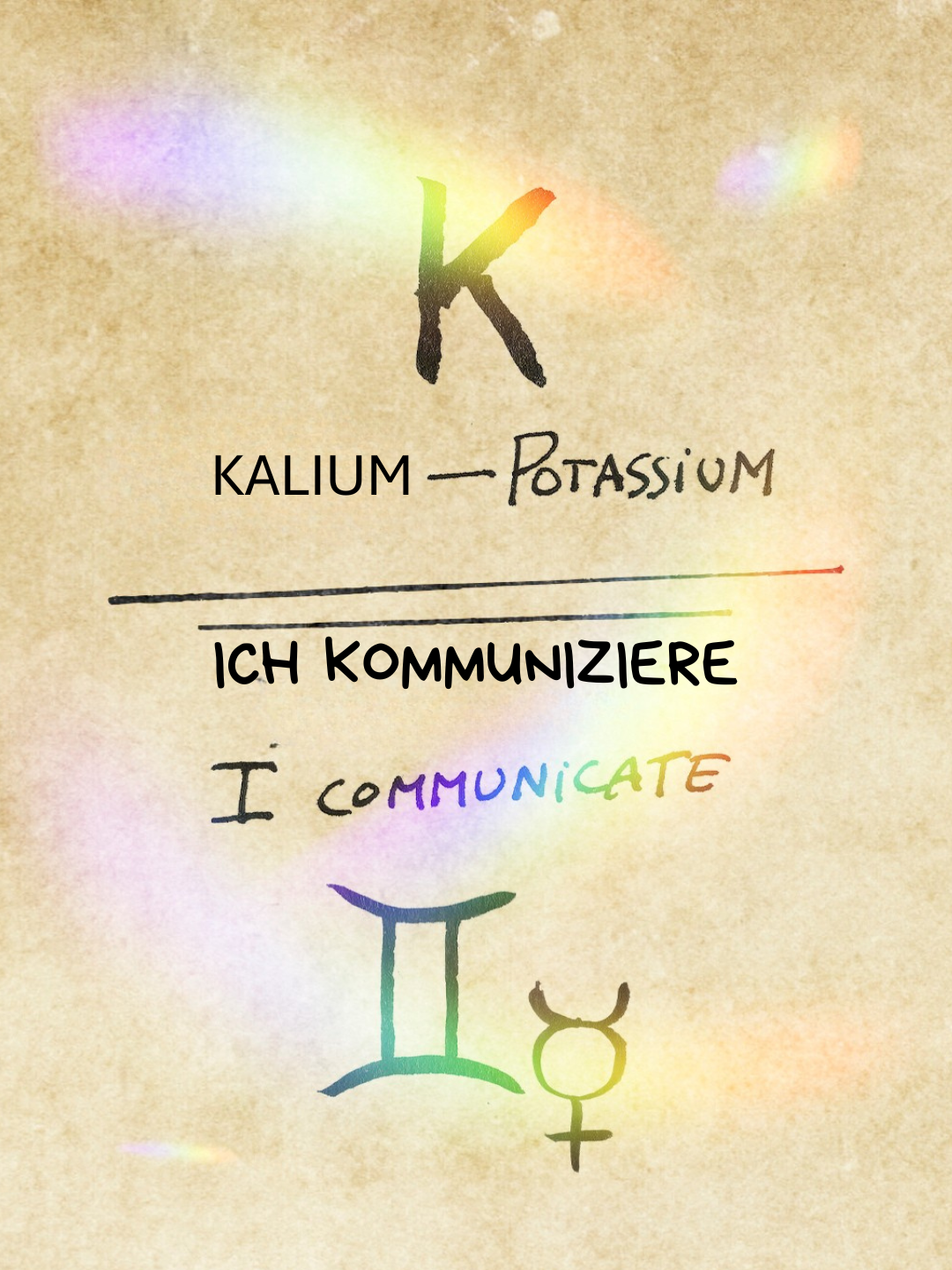 Ich kommuniziere Kalium