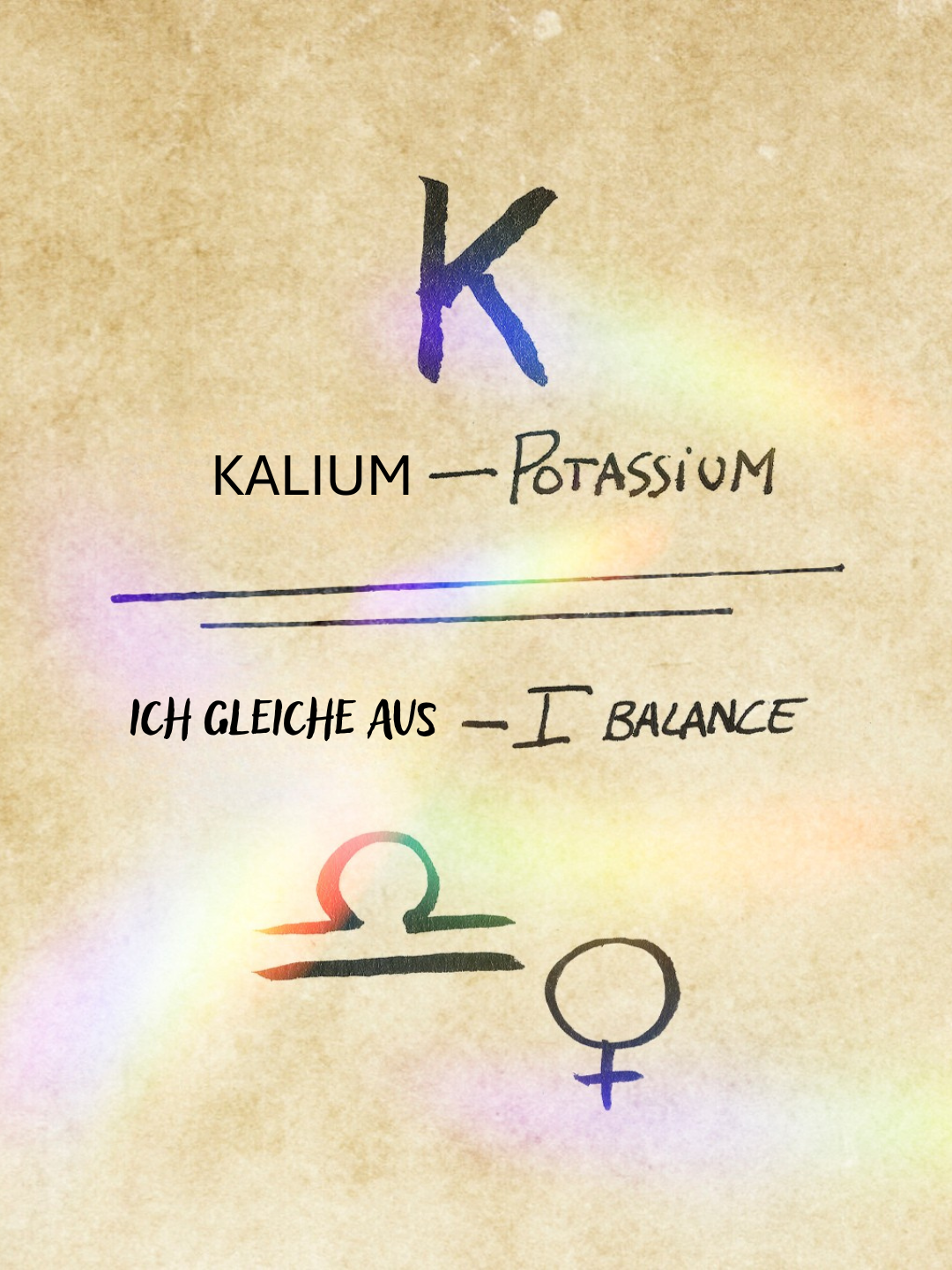 Ich gleiche Kalium aus