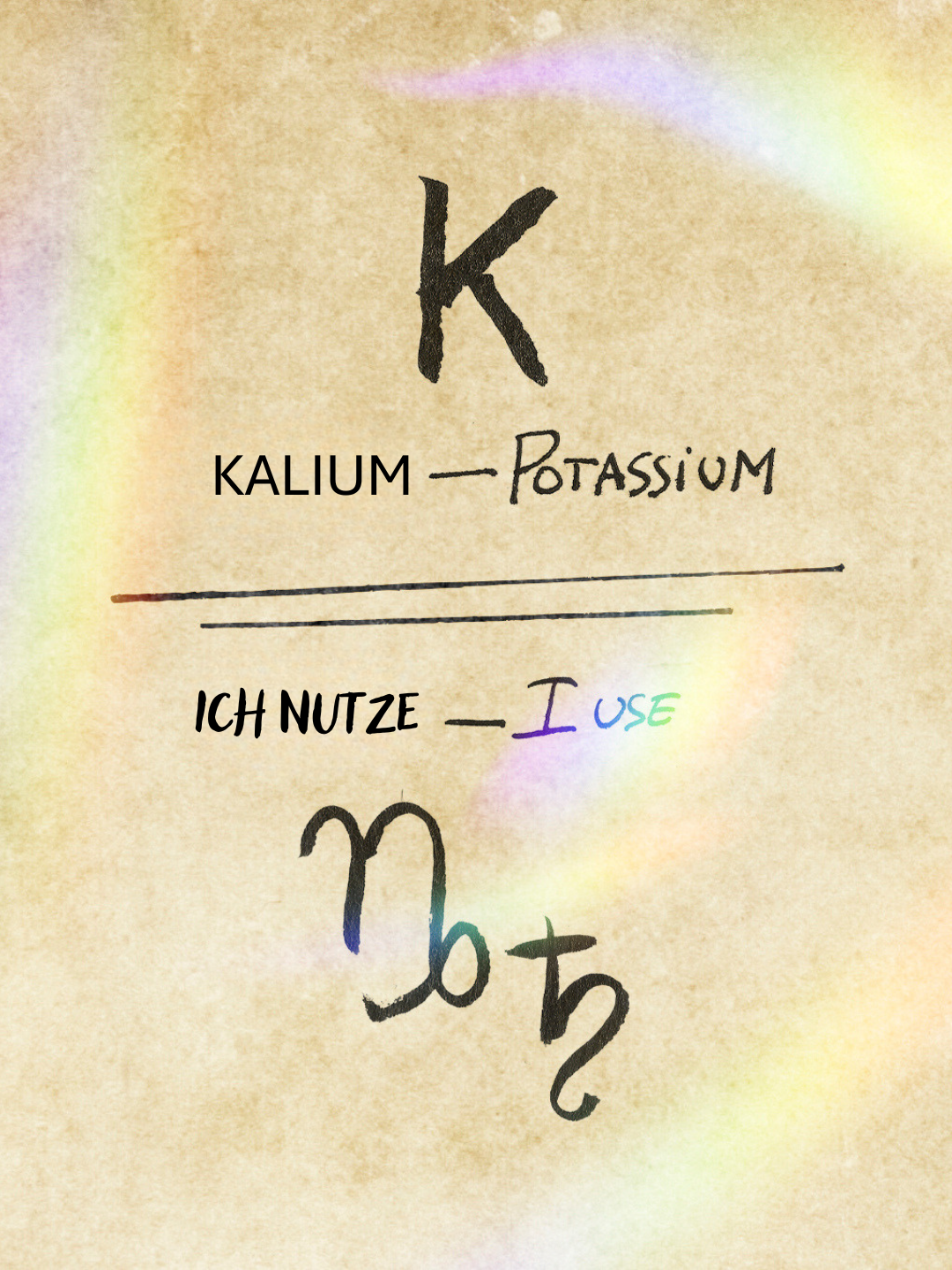 Ich nutze Kalium