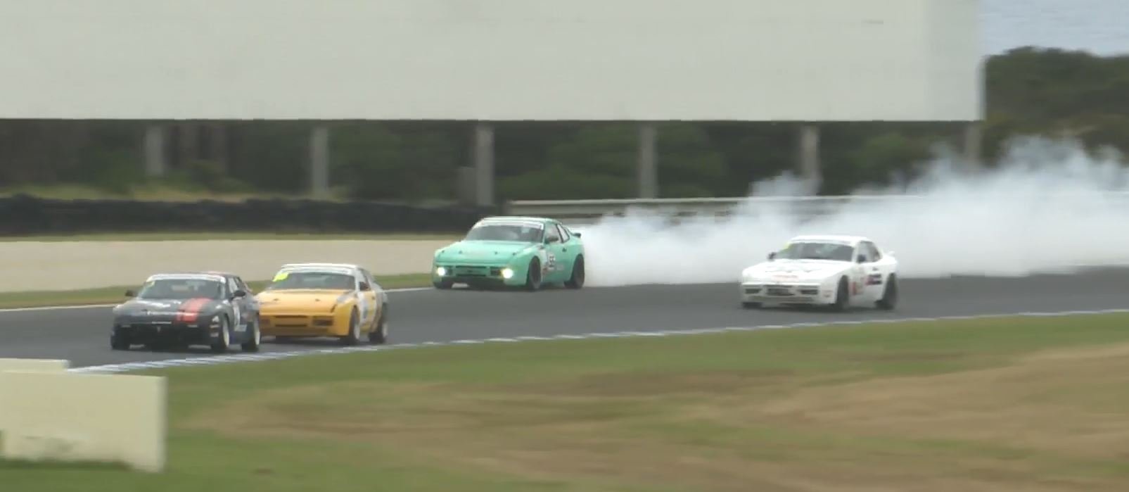 BREWER TAKES VICTORY AS BELLER ENGINE GOES BOOM