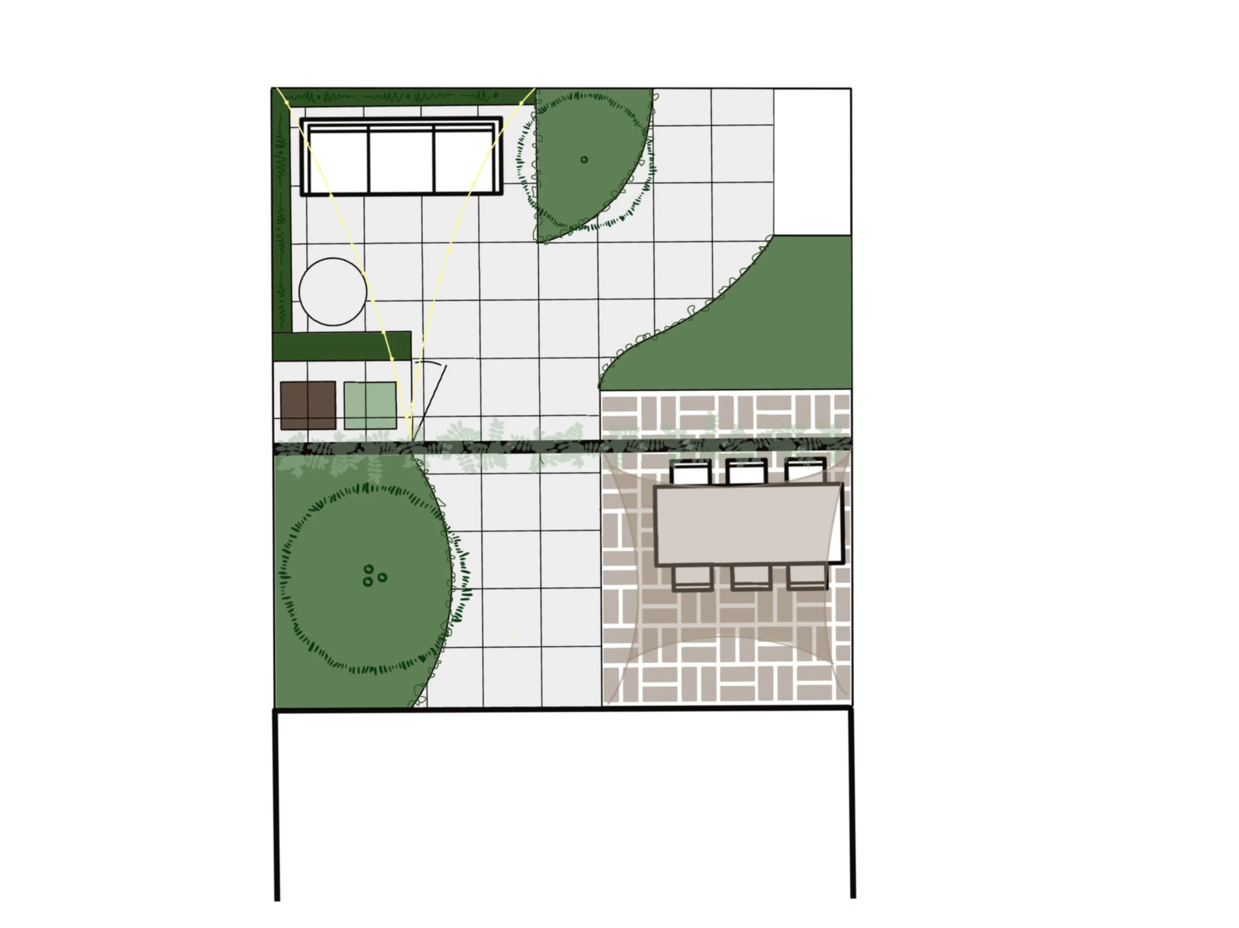 Tuinontwerp stadstuin