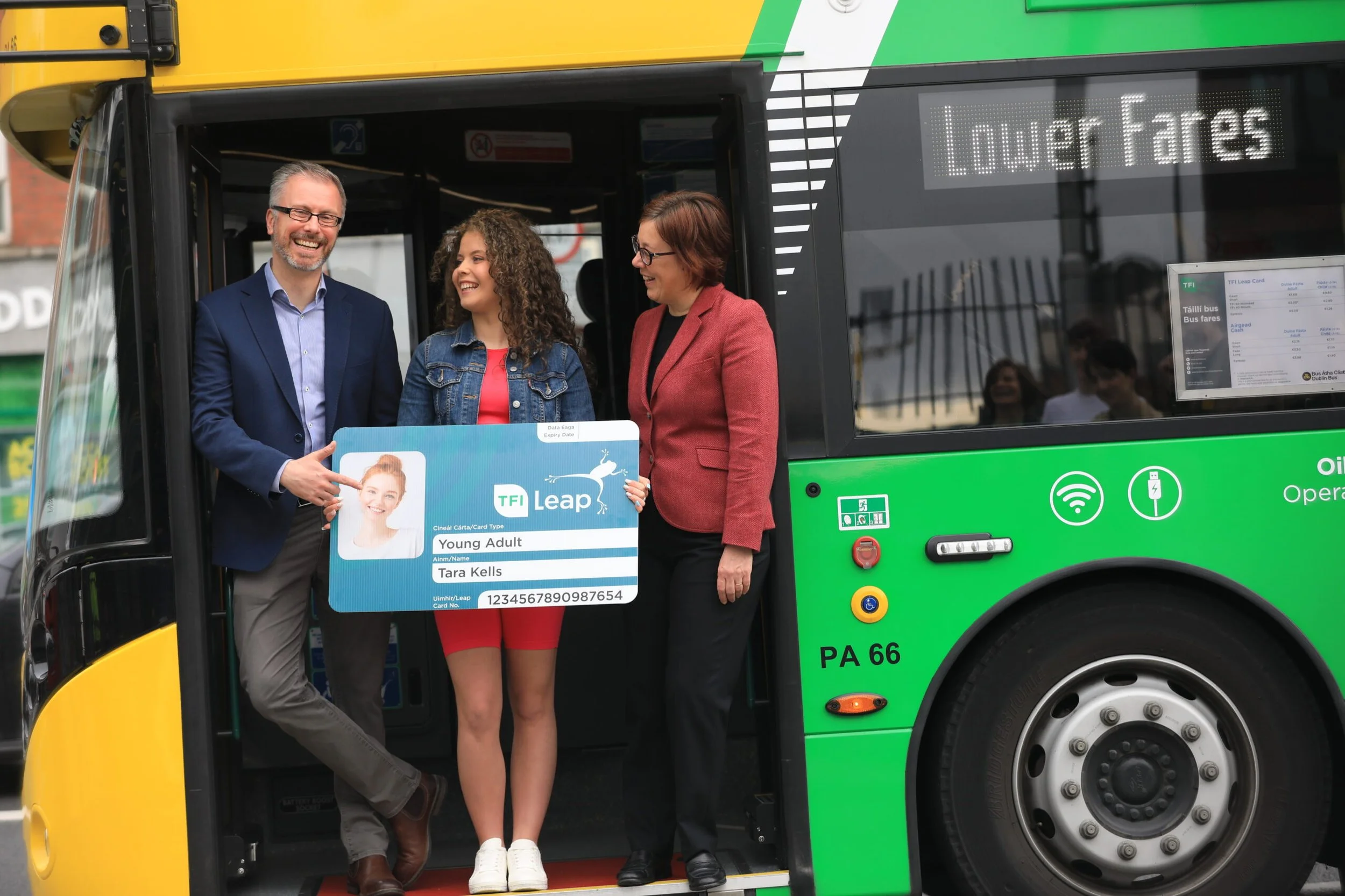 Half price public transport for young people