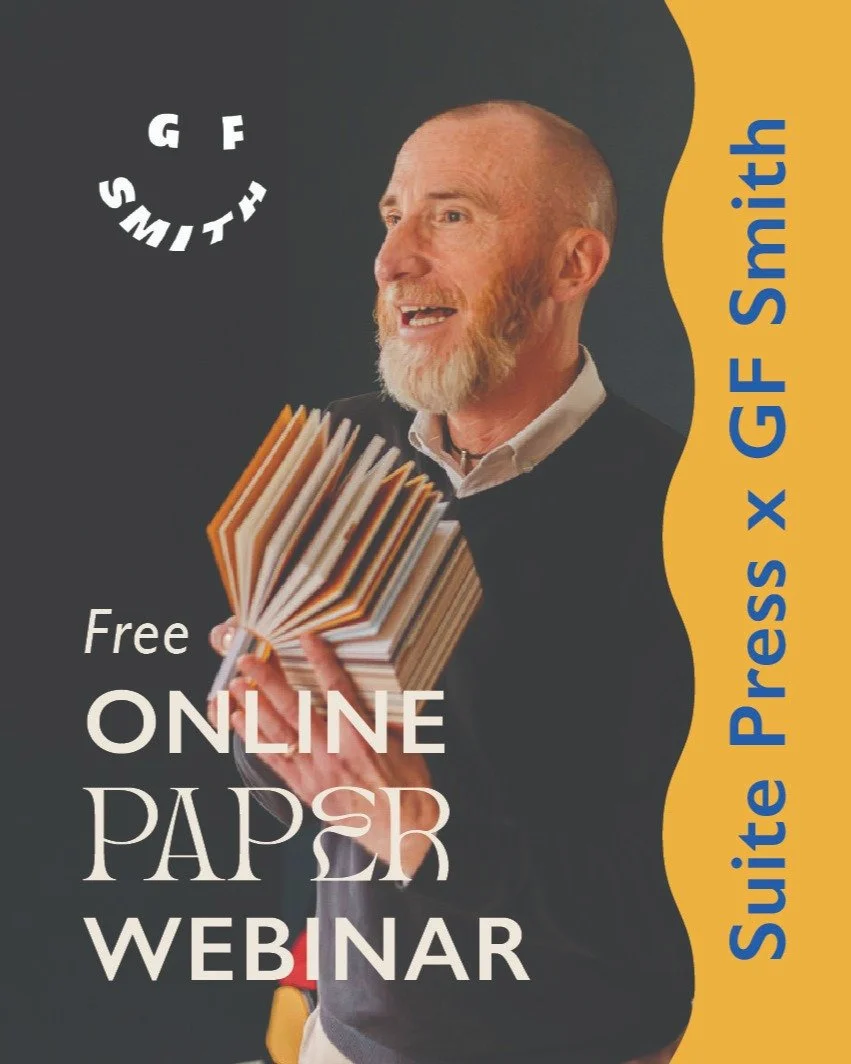 Who doesn&rsquo;t love a good paper chat?

Join us and GF Smith for a FREE lunchtime webinar all about their newest papers, colour inspiration and sustainability updates, plus plenty of stationery geekery and fawning over the beauty of it all.

🗓 Tu