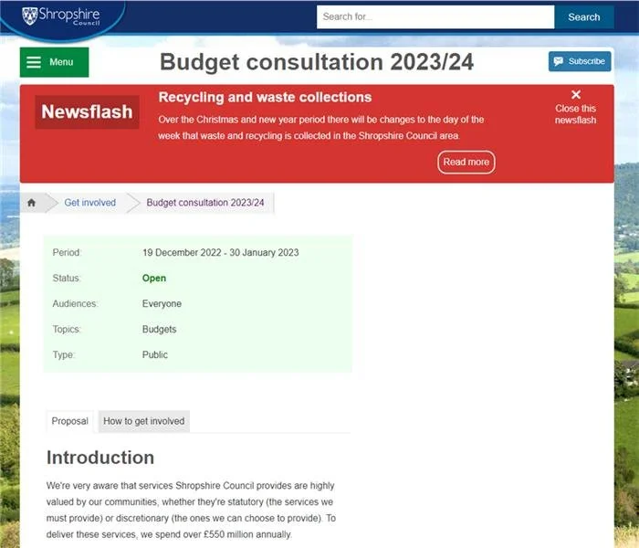 Budget Consultation 2023/2024 