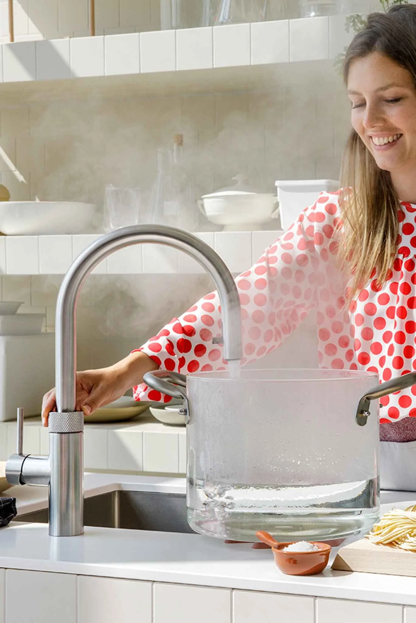 kitchen tap with quooker