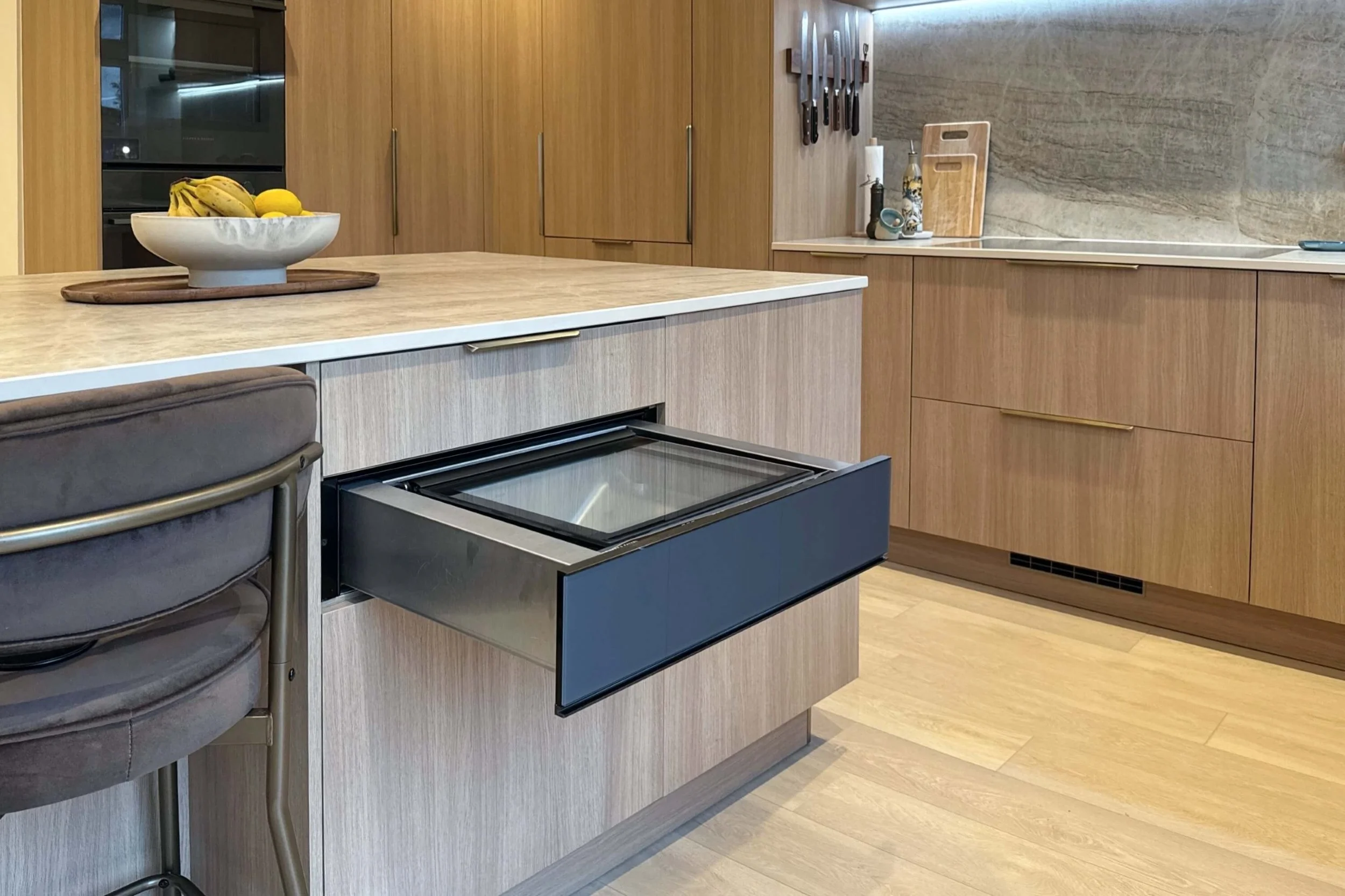 Modern Oak Kitchen in West Wickham
