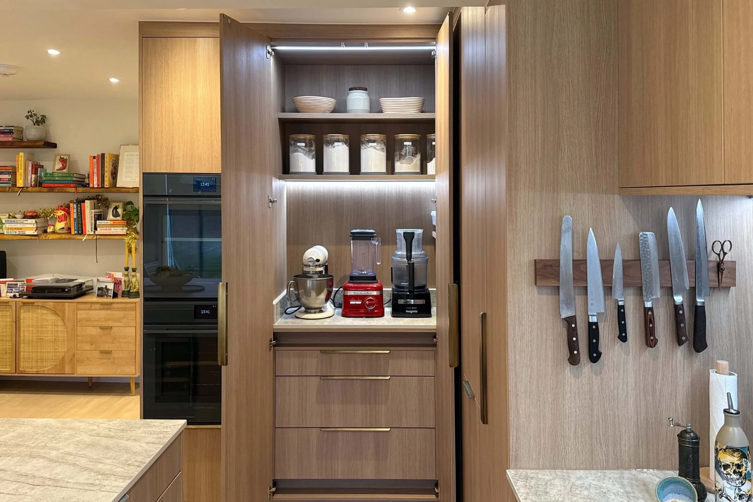 Modern Oak Kitchen in West Wickham