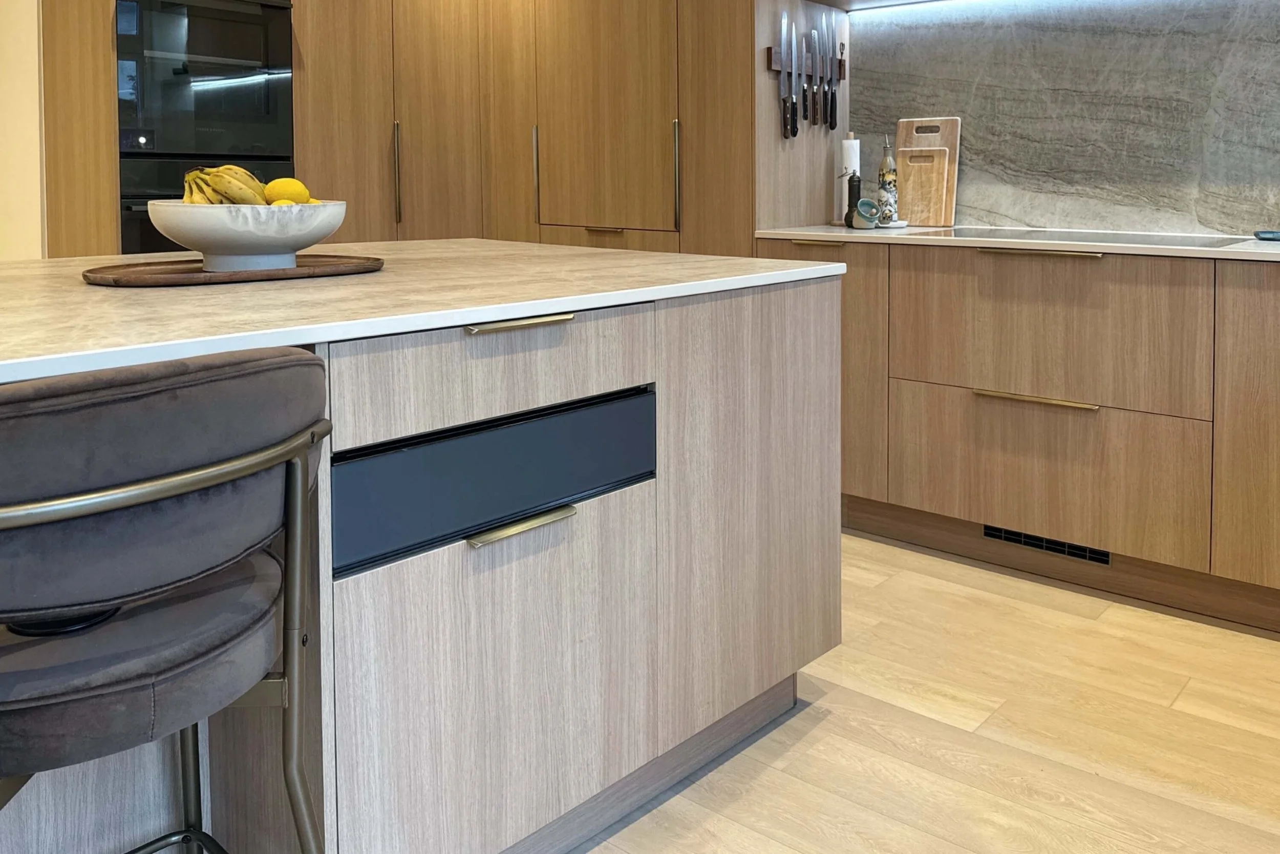 Modern Oak Kitchen in West Wickham