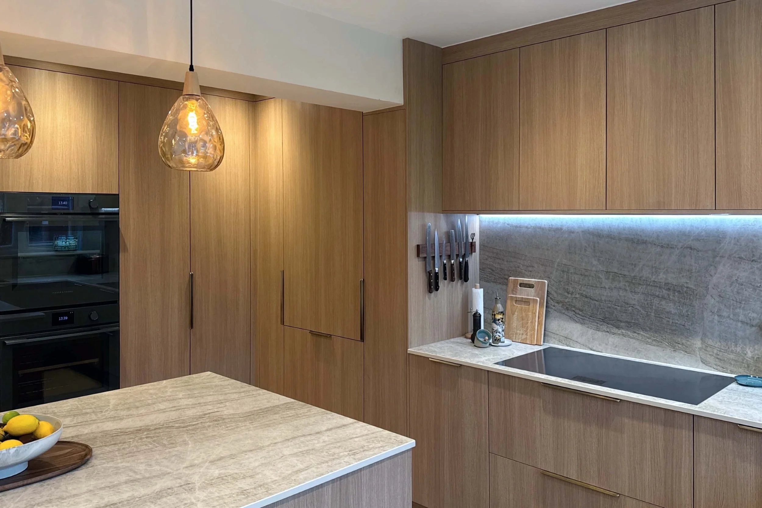 Modern Oak Kitchen in West Wickham