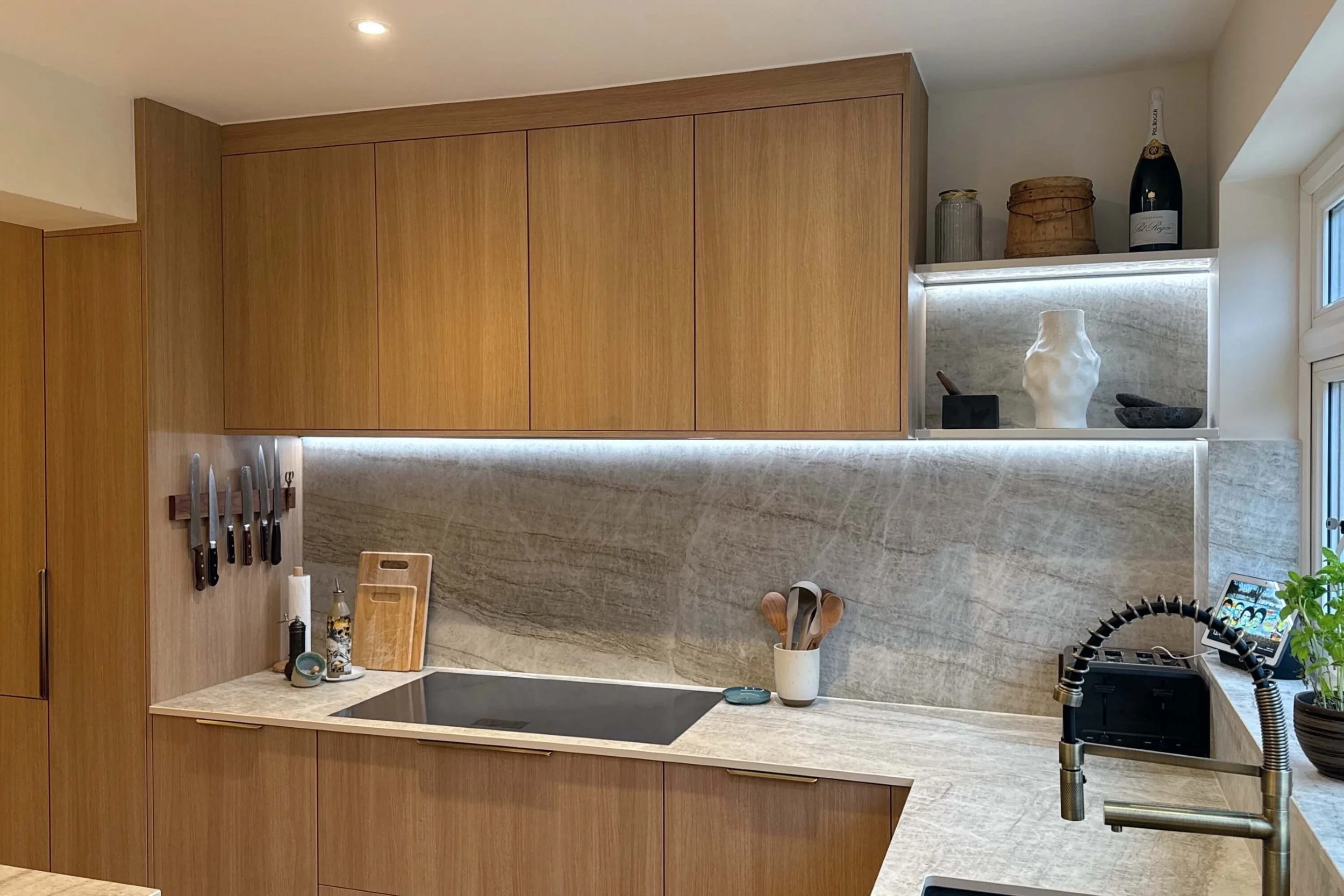 Modern Oak Kitchen in West Wickham