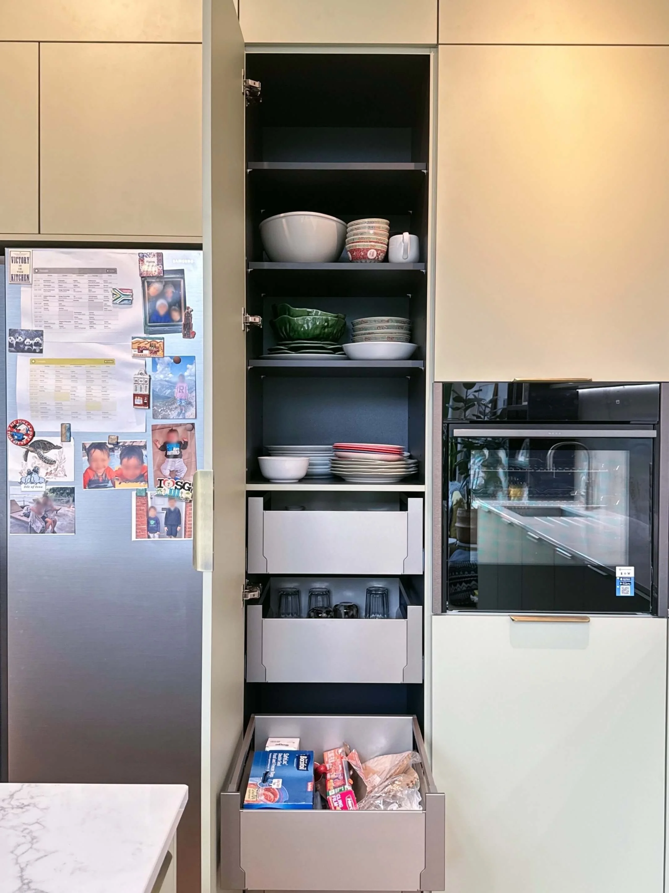 Green Modern Kitchen London 