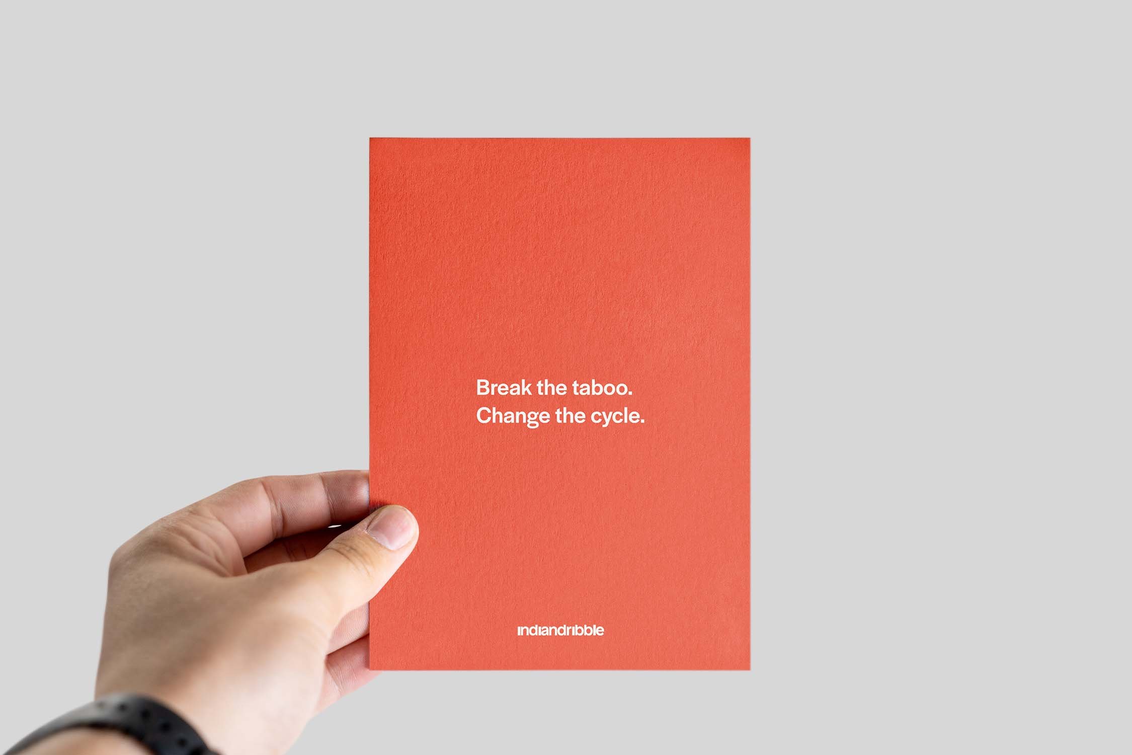 Card sent to clients for women's day