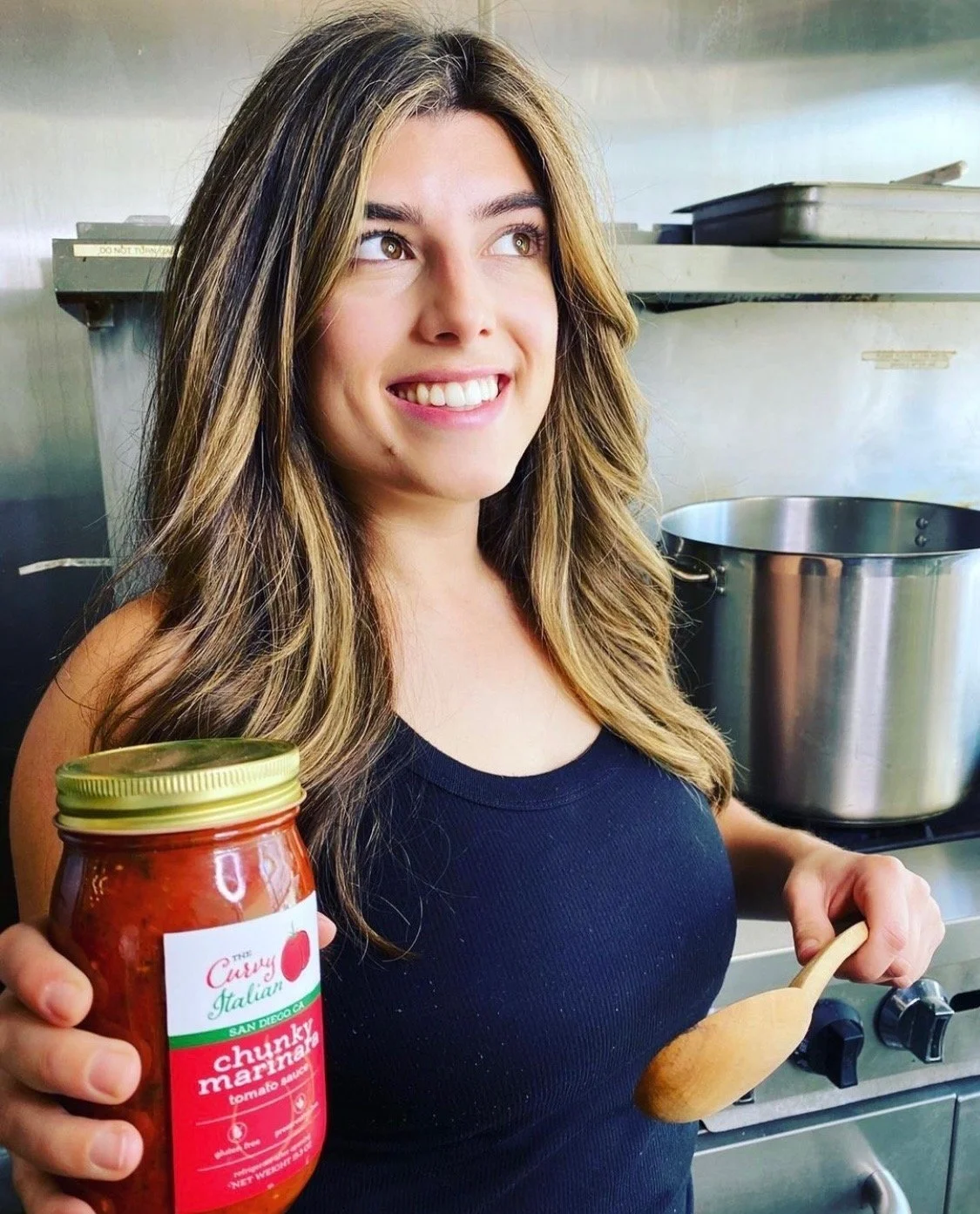 April Field, owner of curvy italian.