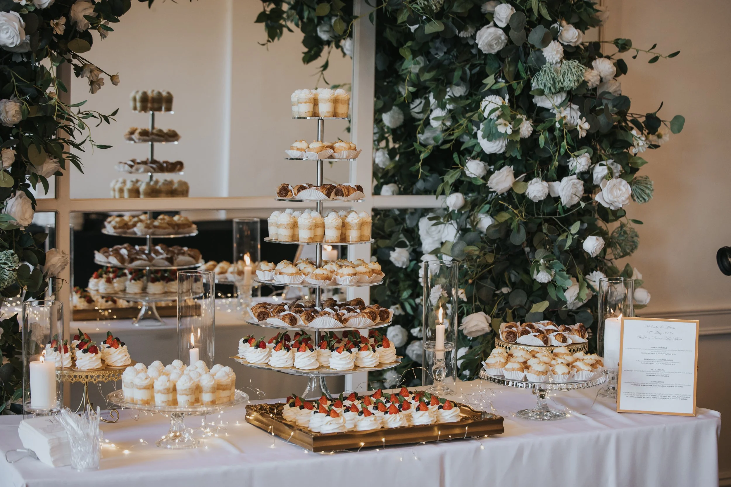 italian wedding dessert table nottingham