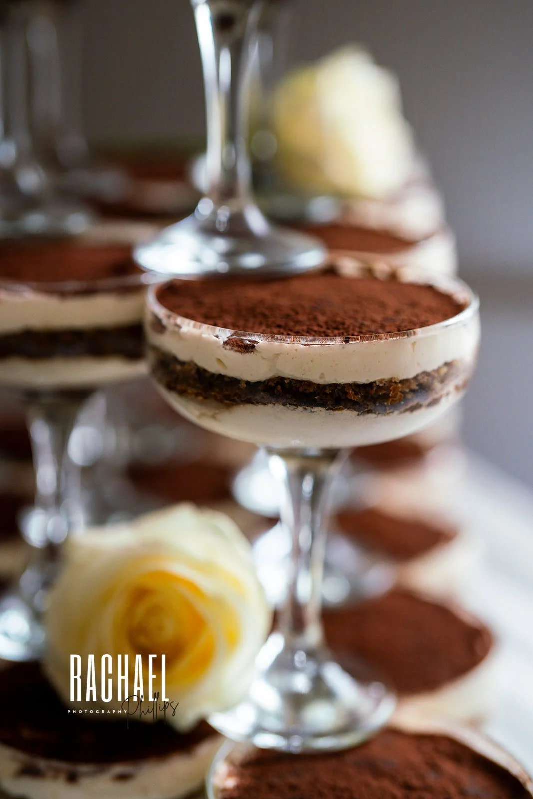 tiramisu tower for weddings Nottingham
