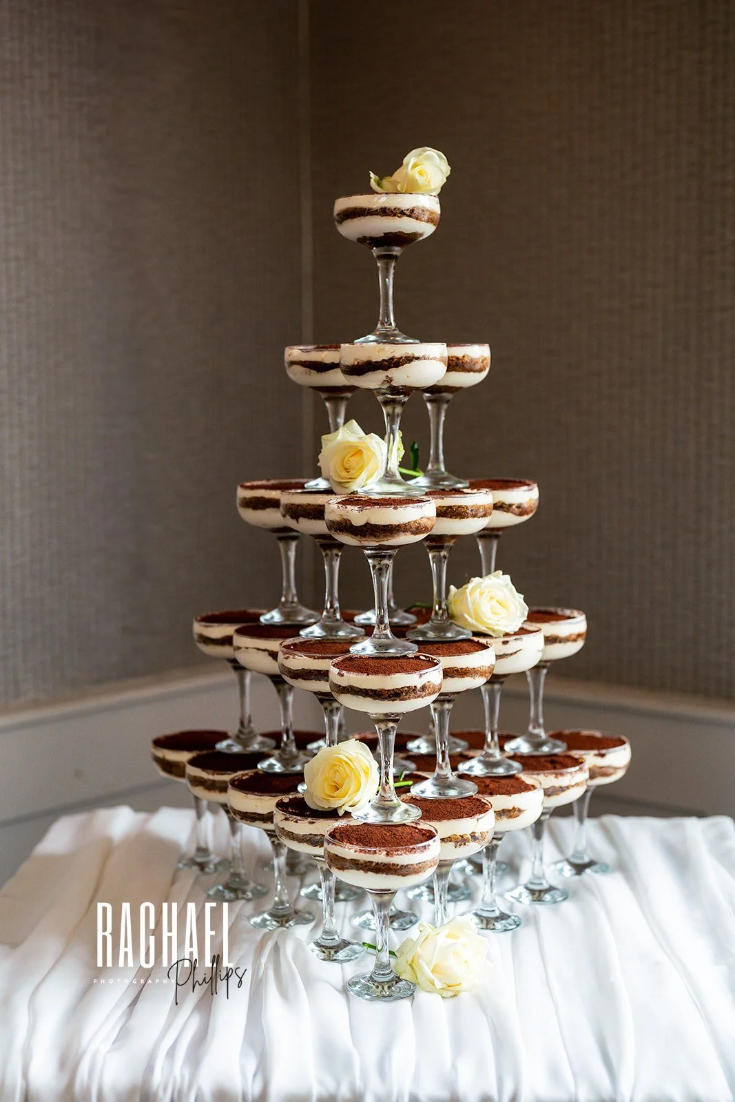 tiramisu tower for weddings Nottingham