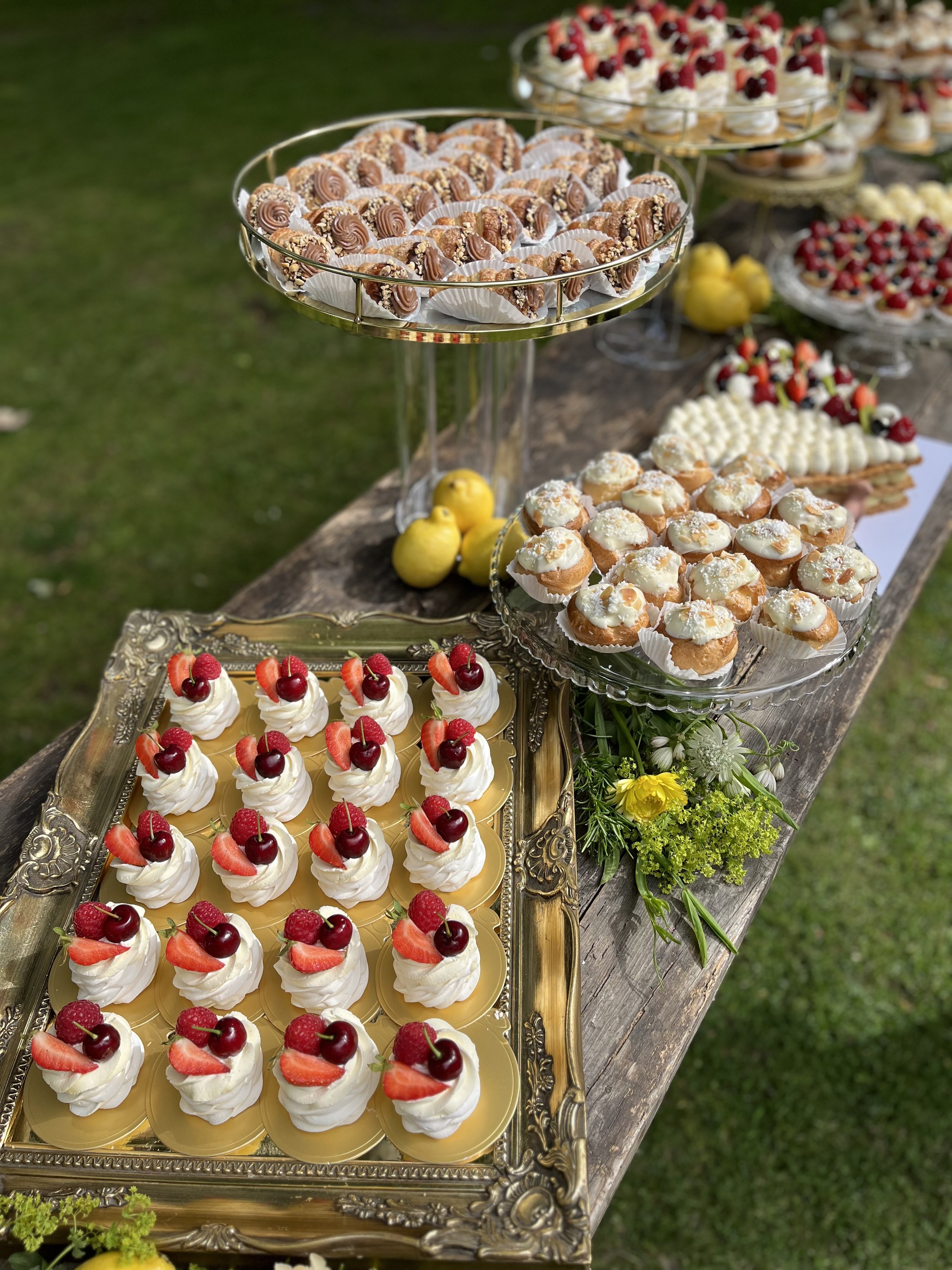 italian desserts for weddings Nottingham