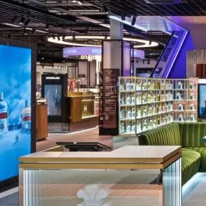 Photo of the inside of a Flannels store