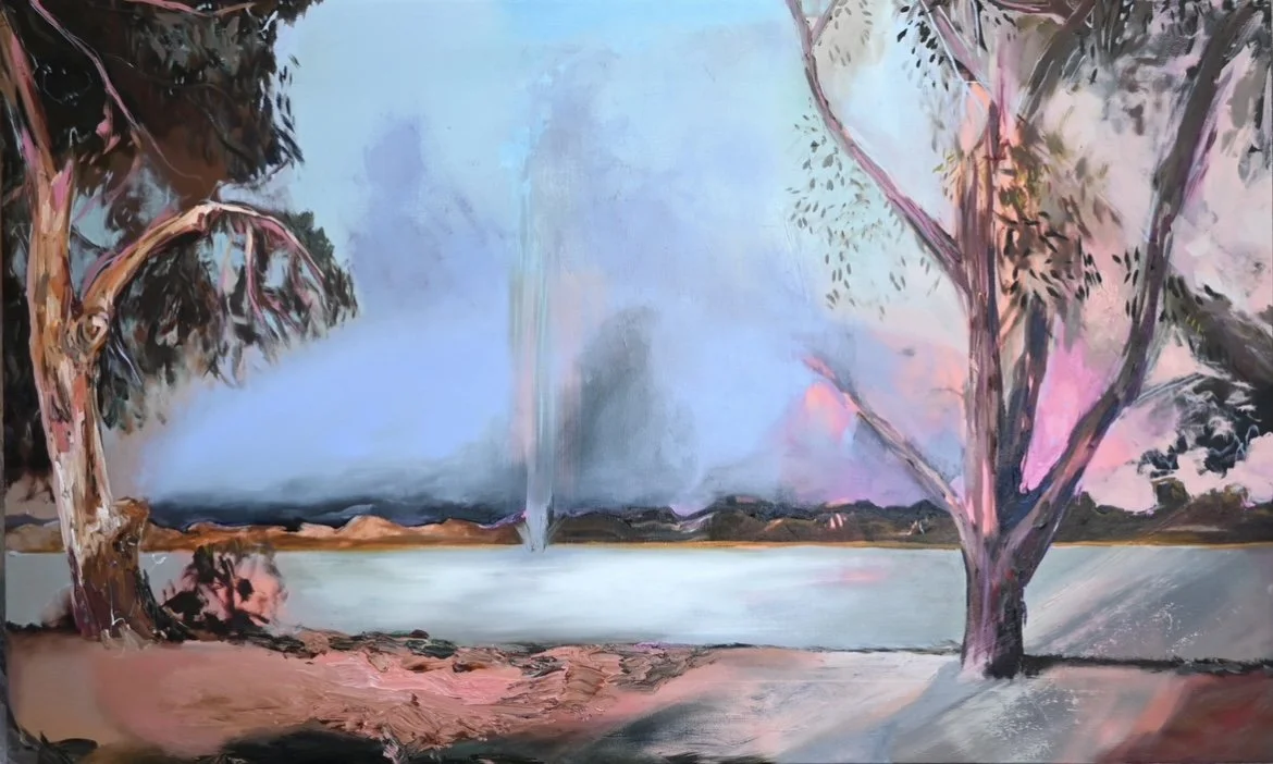   The Space Between 
 Oil on canvas 155 x 95cm SOLD