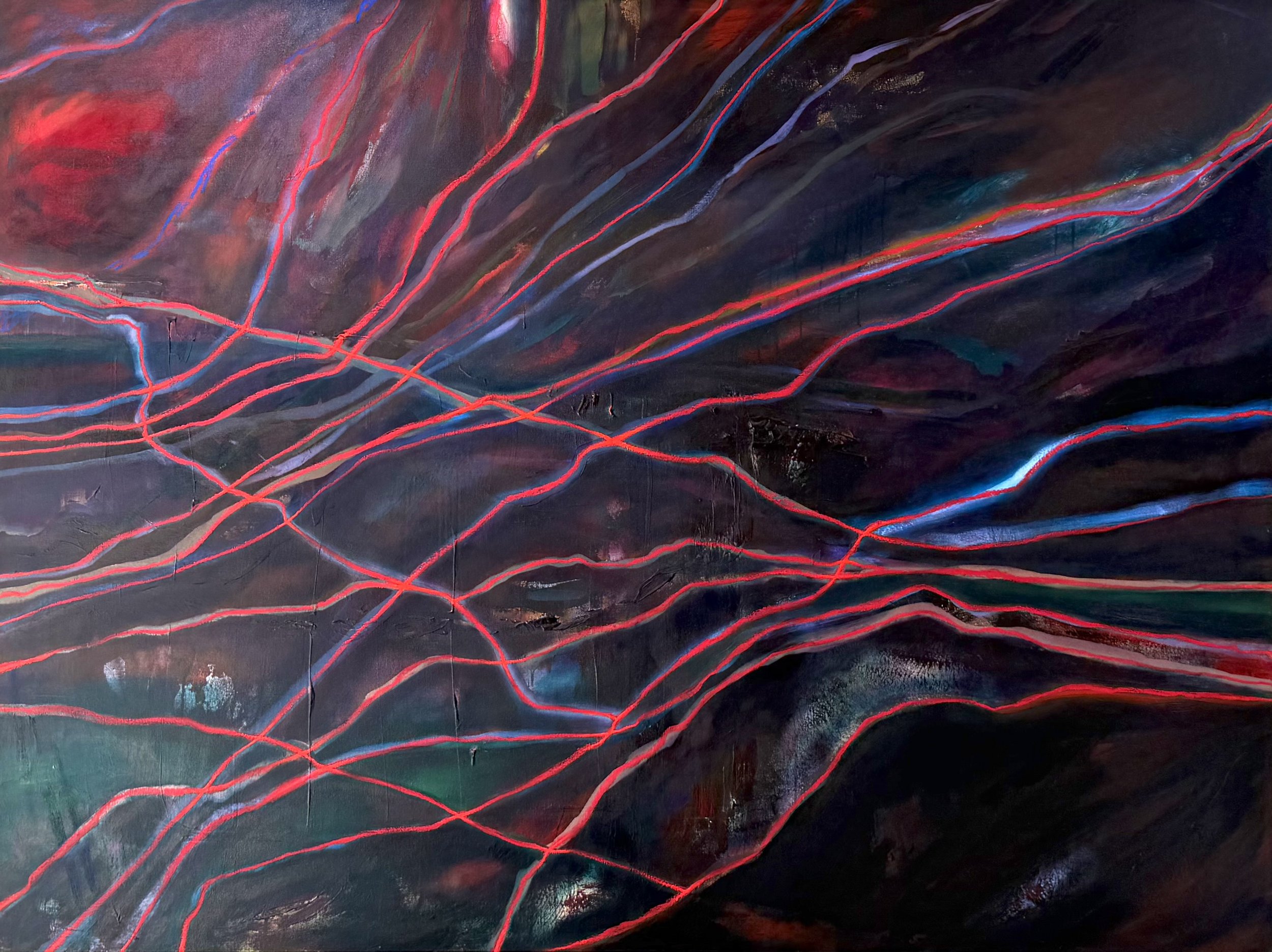   VELORIUM 
 Oil on canvas 200 x 150cm
 $9,000 AUD