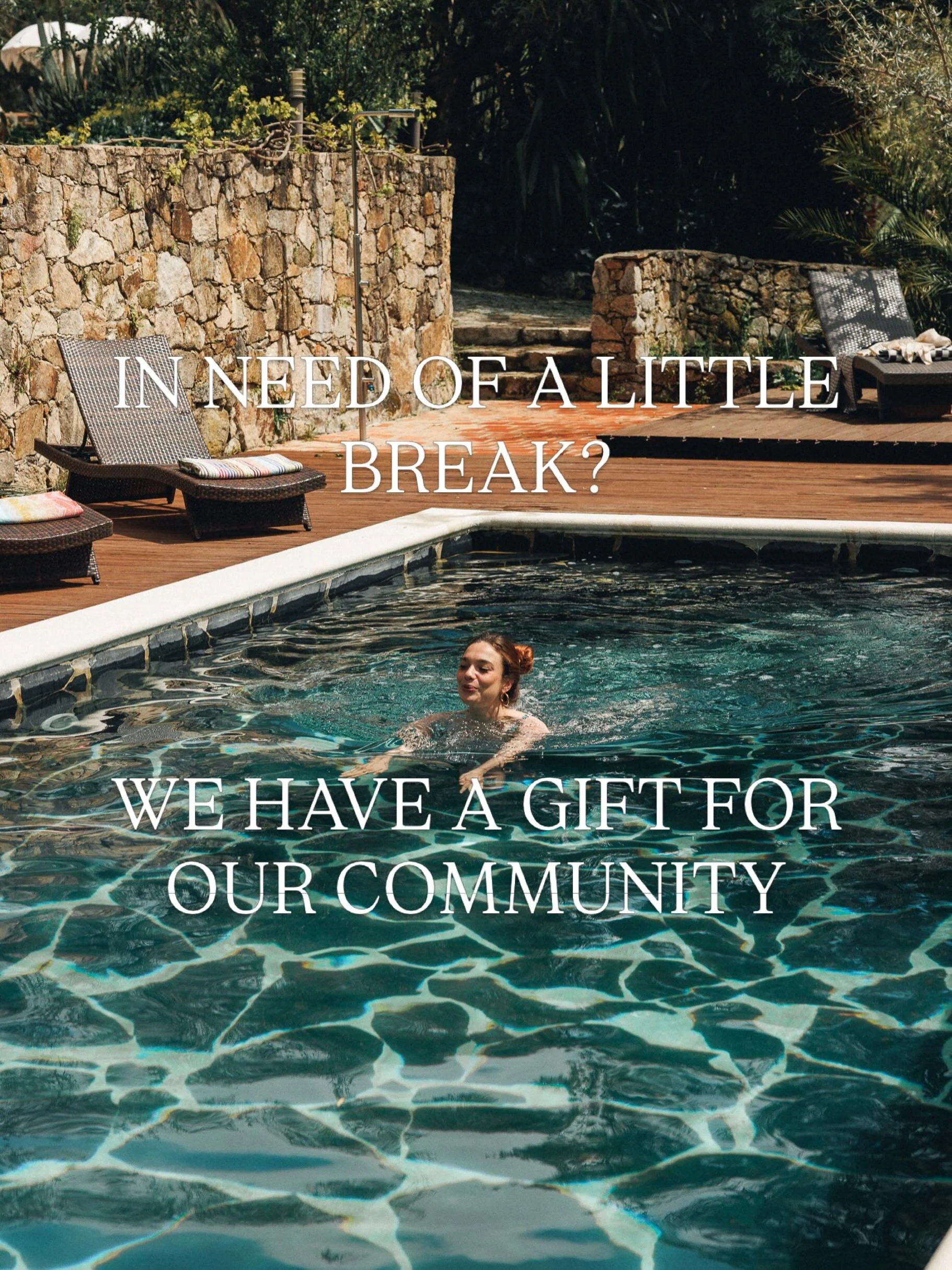 We are offering our community and followers a 50% discount for the spaces that have opened up in June. 
We would love to enjoy the sun and our lush lands with you! 

The dates available:
1-10th of June 
17-22 of June 

The Prices: 
Studios &amp; Cott