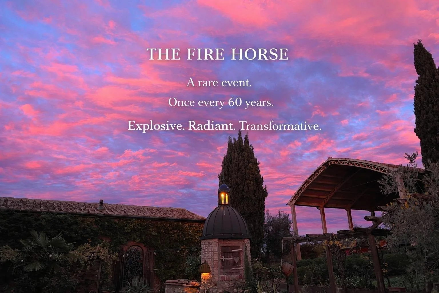2026, THE YEAR OF THE FIRE HORSE