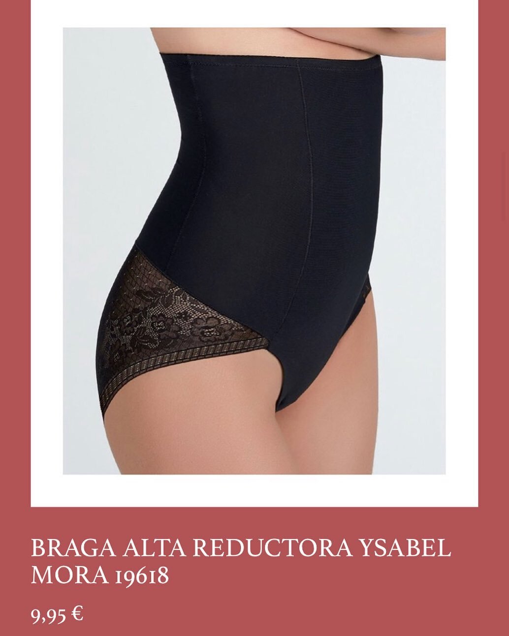 Braga alta reductora, para poner con cualquier prenda de vestir y estilizar la silueta 🥰
.
#bragareductora #bragafaja #braguitas #ysabelmora #lenceria #lenceriaonline