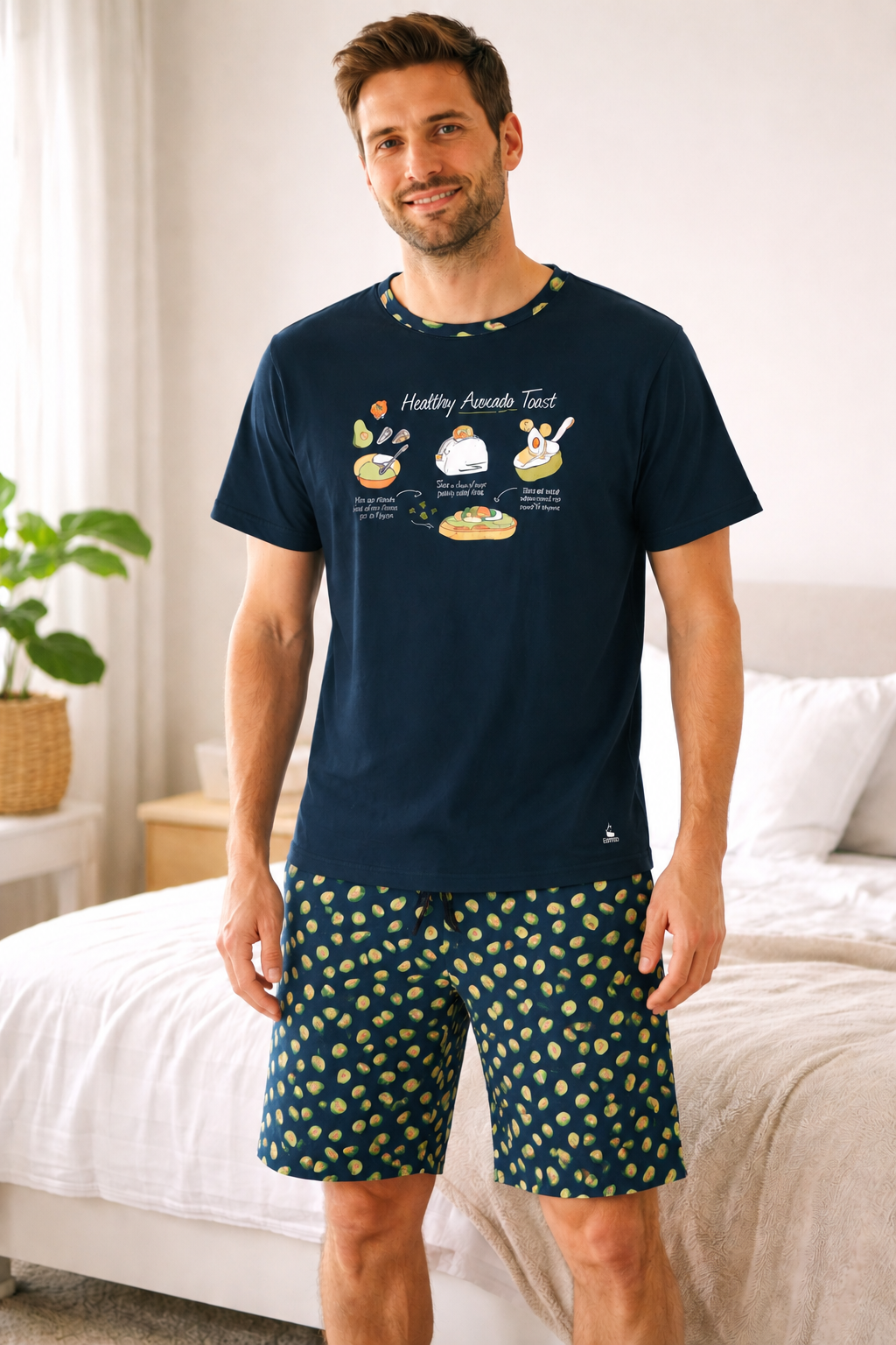¡ REBAJA ! PIJAMA VERANO HOMBRE AGUACATES
