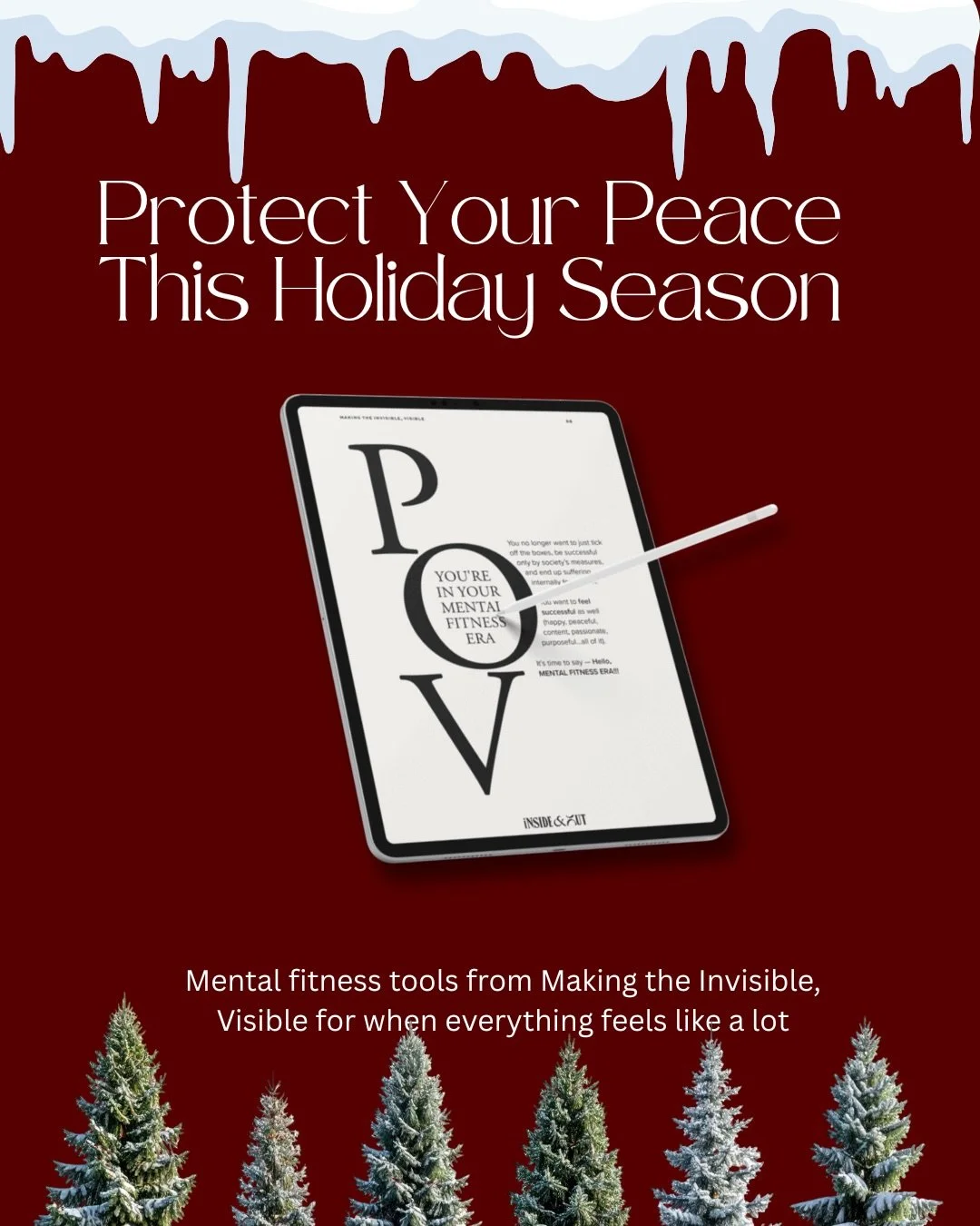 Feeling difficult emotions this holiday season, we got you.

Here are some reframes DIRECTLY FROM THE JOURNAL, Making the Invisible, Visible!

If you haven&rsquo;t checked it out yet- get a warm cup of cacao and click the link in bio:)