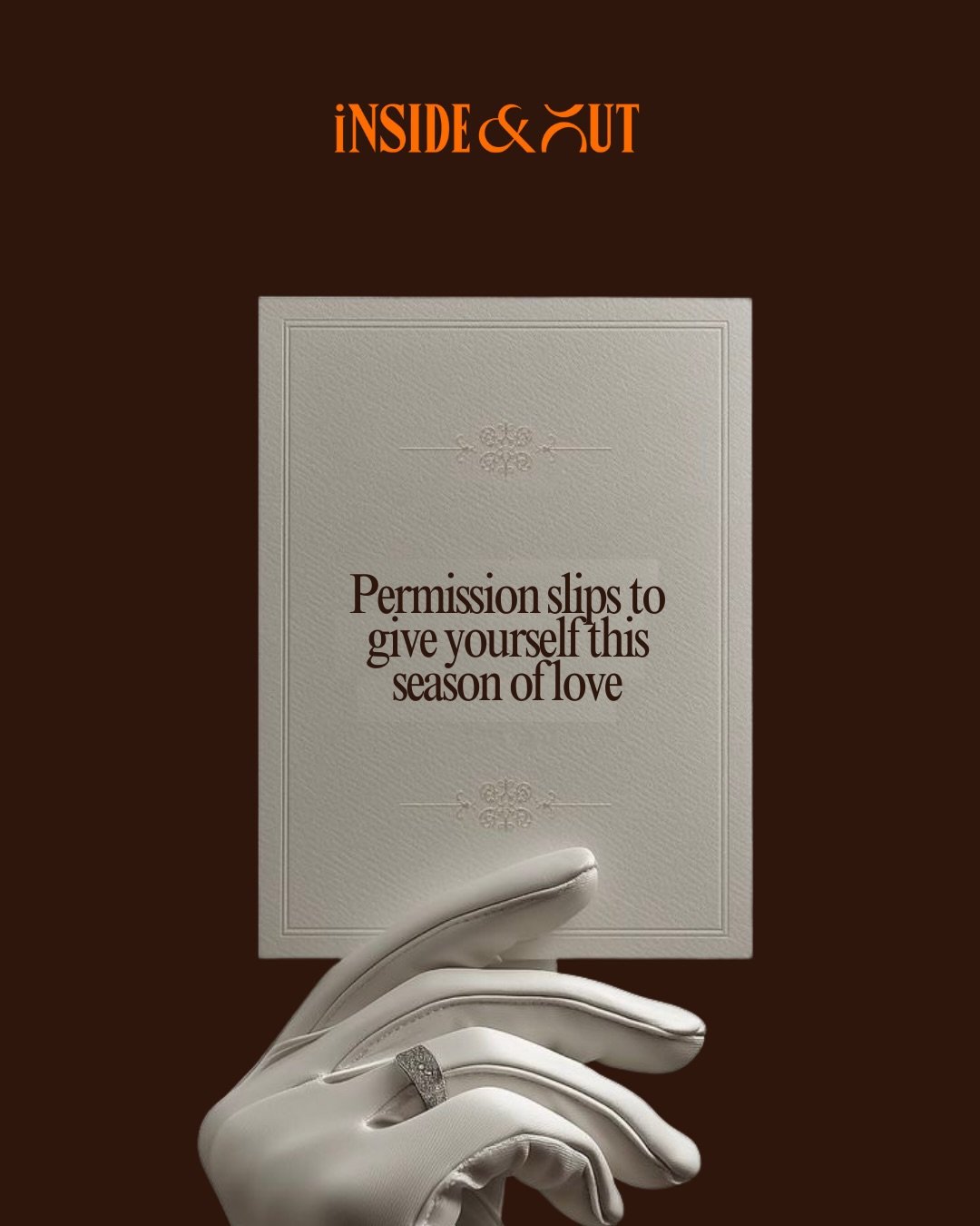 It&rsquo;s the season of love. 

This season, what permission will you give yourself?