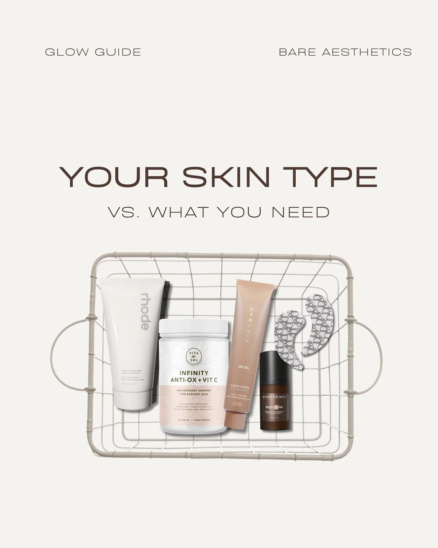Customised skin care always wins 💡

Please note, an in person consultation is required to create the best routine tailored specifically for you.

Bare Aesthetics&reg;
Bareaestheticsau.com