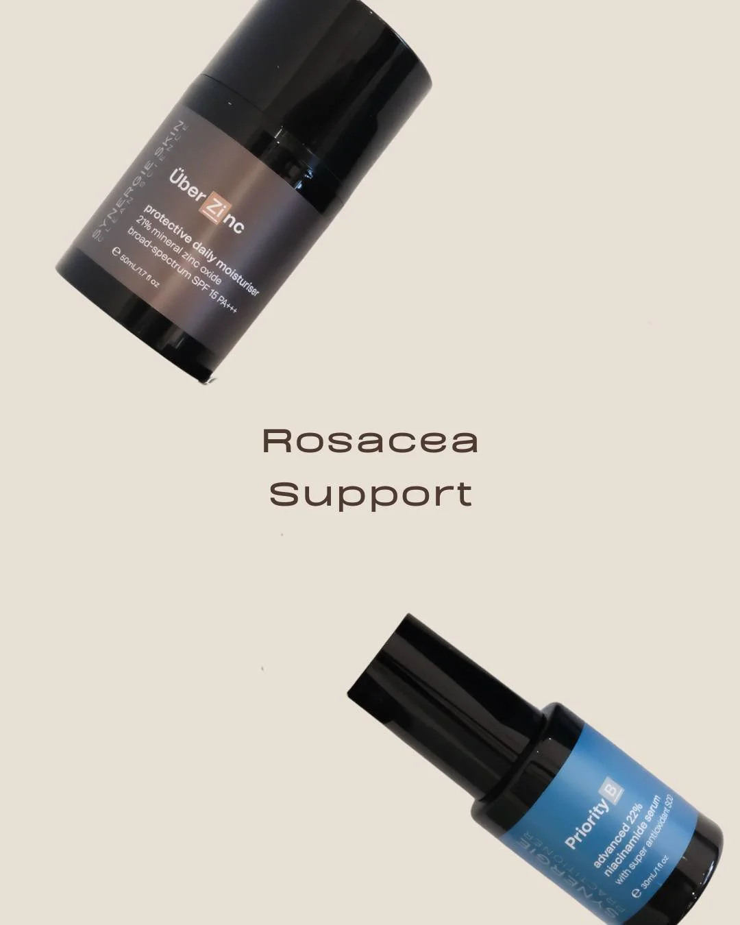 Rosacea isn&rsquo;t just &ldquo;sensitive skin&rdquo;

It&rsquo;s a chronic inflammatory condition that needs calm, consistent support, not harsh actives or over-stripping products.

When it comes to daily essentials, we often recommend:

✨ Synergie 