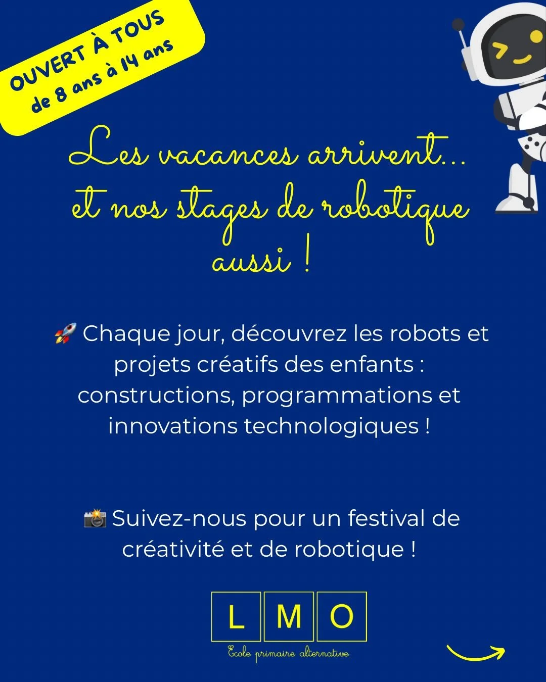 Nos stages de f&eacute;vrier d&eacute;butent  aujourd&rsquo;hui! 
Nous allons vous partager quelques coulisses des r&eacute;alisations des &eacute;l&egrave;ves.

N&rsquo;h&eacute;sitez pas &agrave; nous contacter pour plus d&rsquo;informations sur le