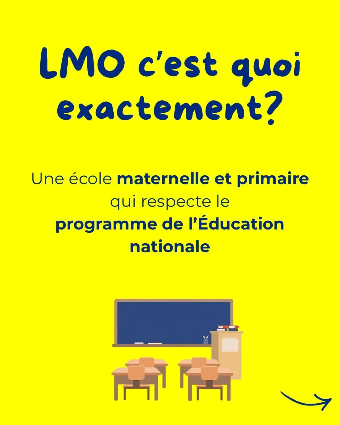 LMO C&rsquo;EST QUOI?

LMO est une &eacute;cole maternelle et primaire &agrave; Lyon 5 qui respecte le programme de l&rsquo;&Eacute;ducation nationale.

Notre objectif est clair :
 👉 permettre &agrave; chaque &eacute;l&egrave;ve de valider les atten