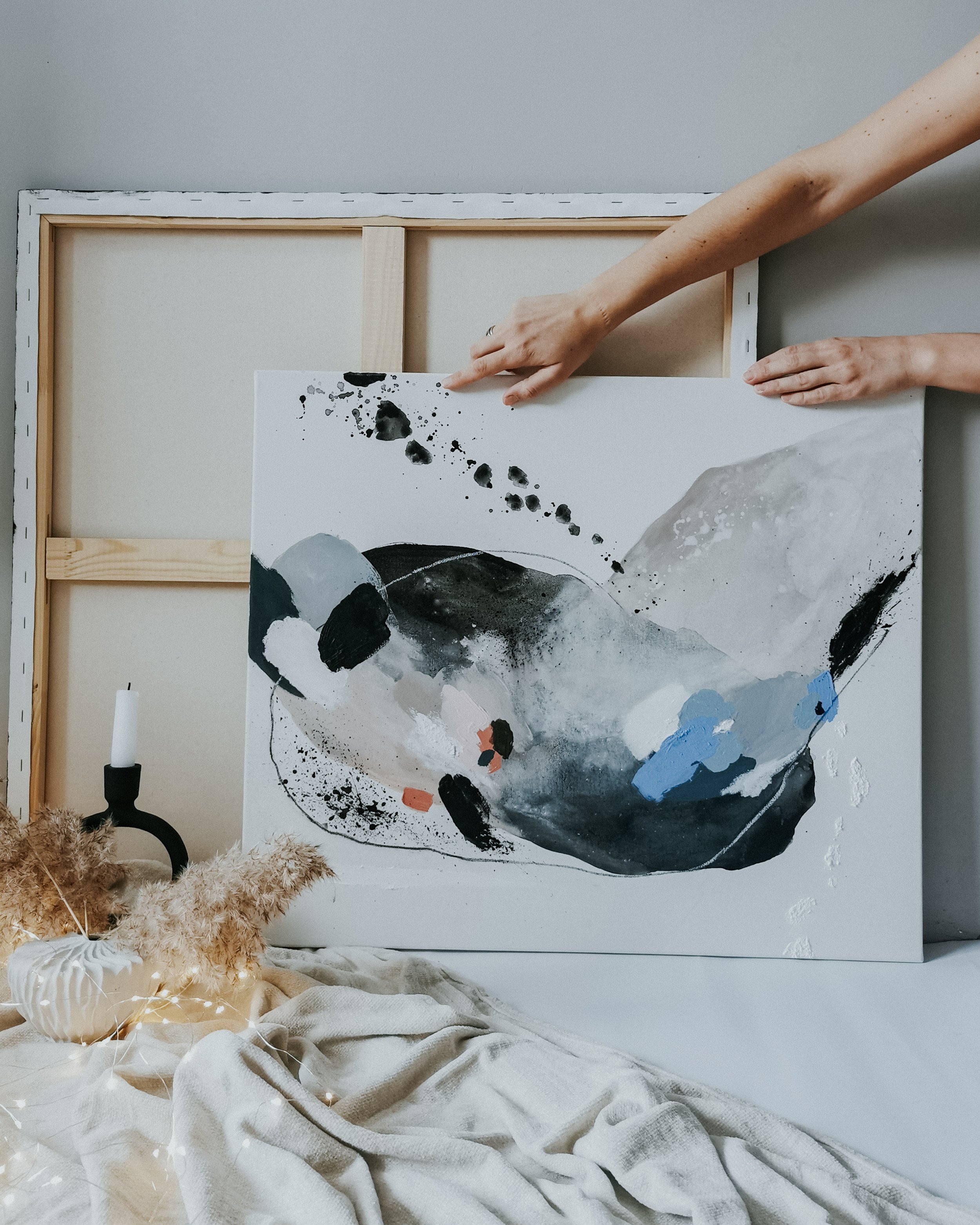Stones in the Deep, original painting