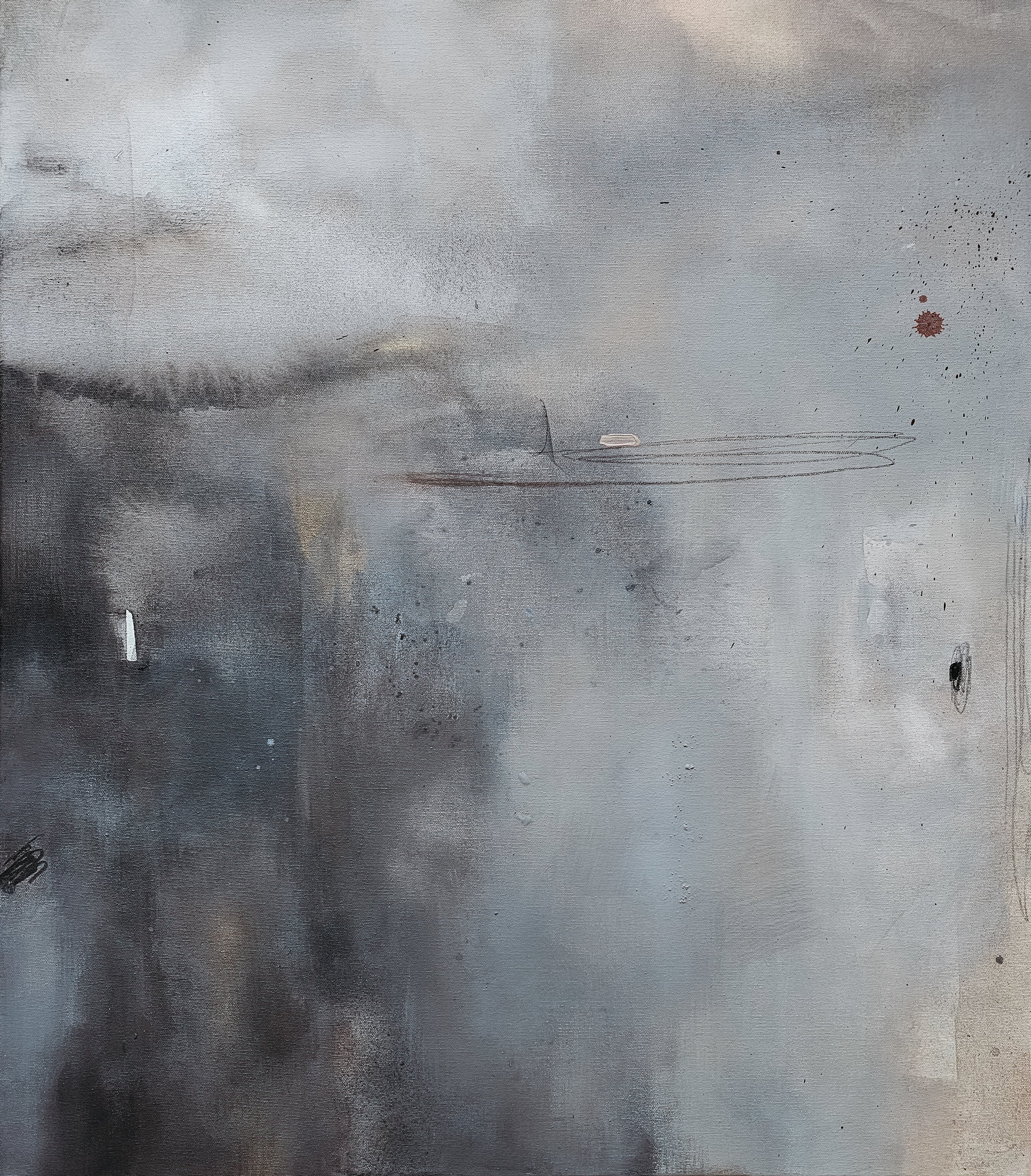Neutral tones in contemporary art - Misty Sunset With You