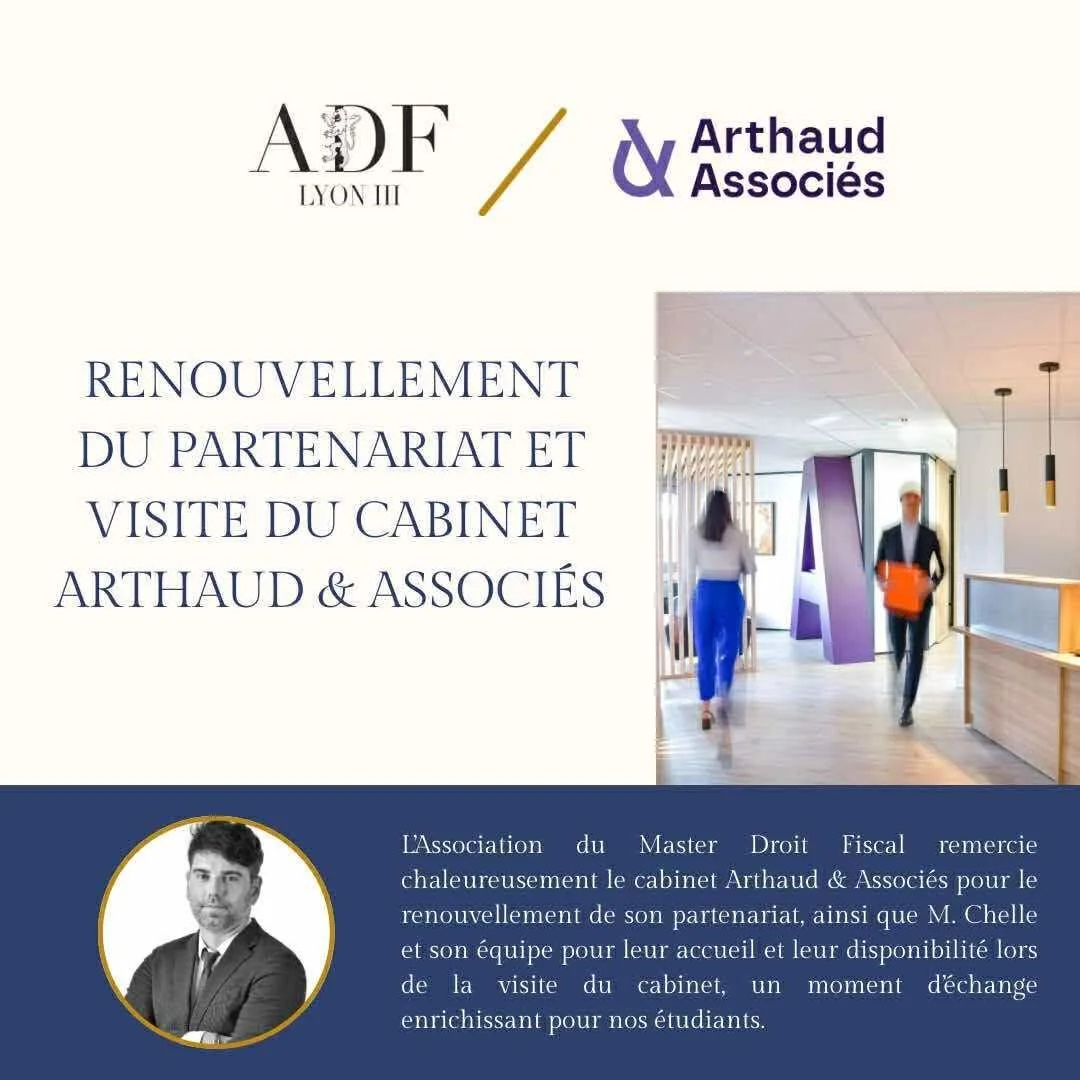 Renouvellement partenariat et visite du cabinet - Arthaud &amp; Associés