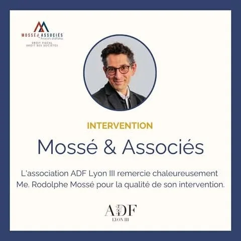 Intervention de Maître MOSSE