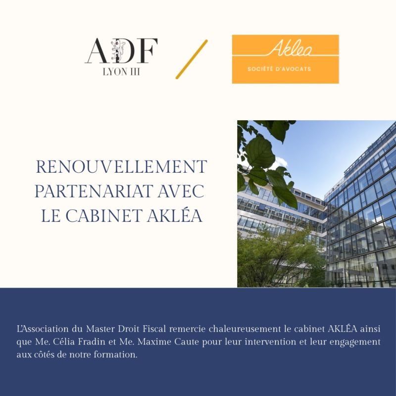 Intervention du cabinet AKLEA