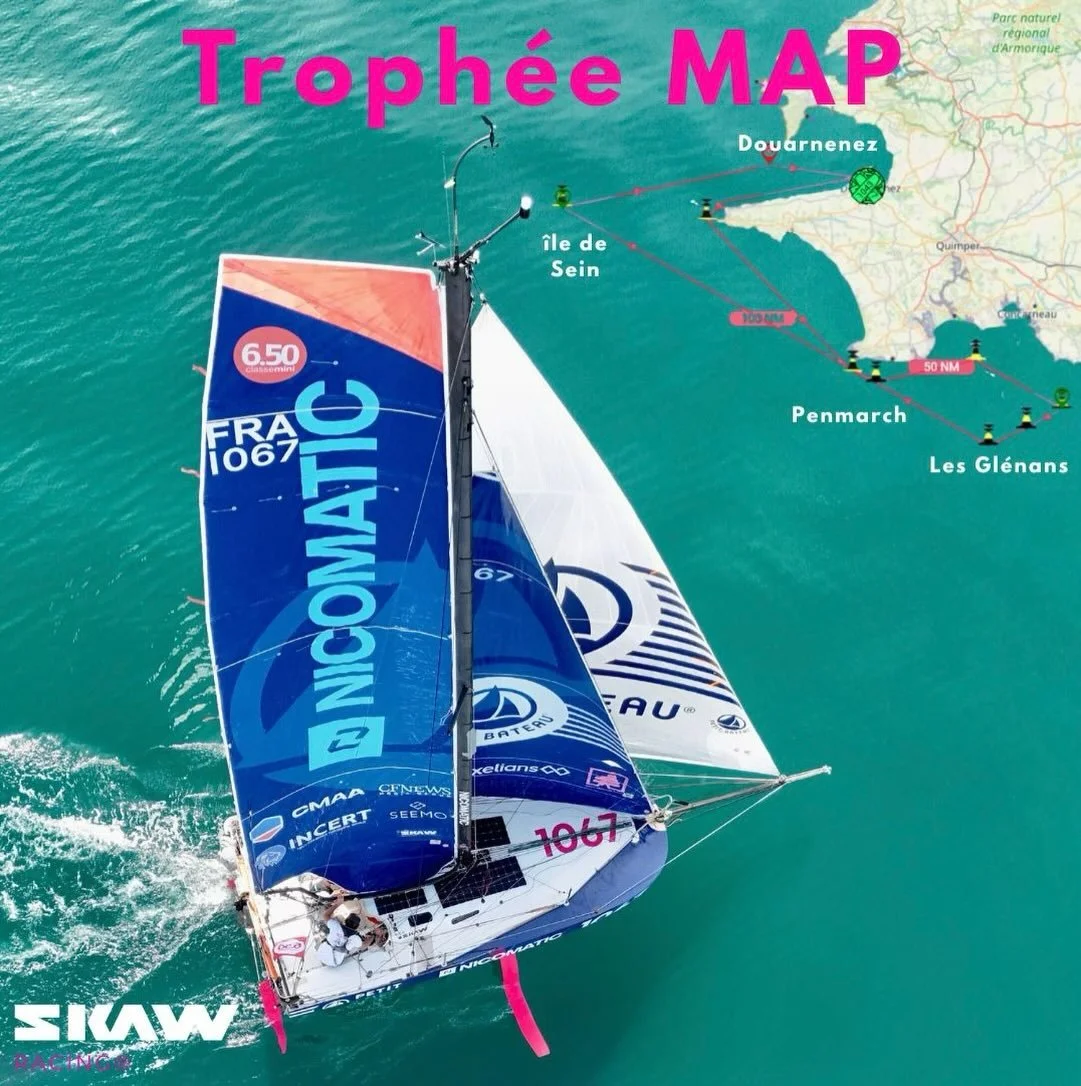 Apr&egrave;s la Mini en Mai, je serai de nouveau sur la ligne de d&eacute;part pour le Troph&eacute;e Marie-Agn&egrave;s P&eacute;ron (MAP) vendredi 5 juin &agrave; 9h ! La course a &eacute;t&eacute; d&eacute;cal&eacute;e &agrave; cause des condition