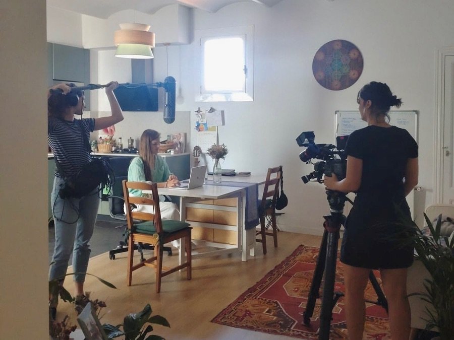 NEW LIFE 🎬 #behindthescenes 

I&rsquo;ve tried to put into words what these days of shooting felt like, but I can&rsquo;t. It&rsquo;s hard to find a way to express what these past 2 years of co-creation with @doc.we.b have been, and how much working