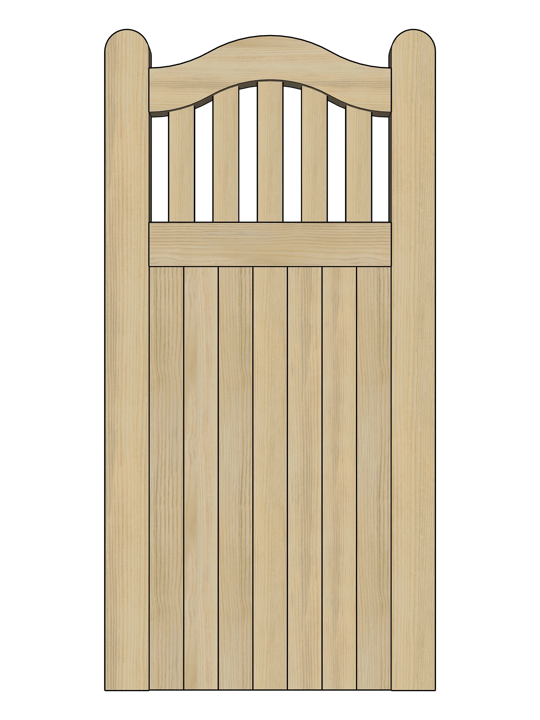 grovewood-swan-neck-open-top-tongue-and-groove-wooden-side-gate-front.webp