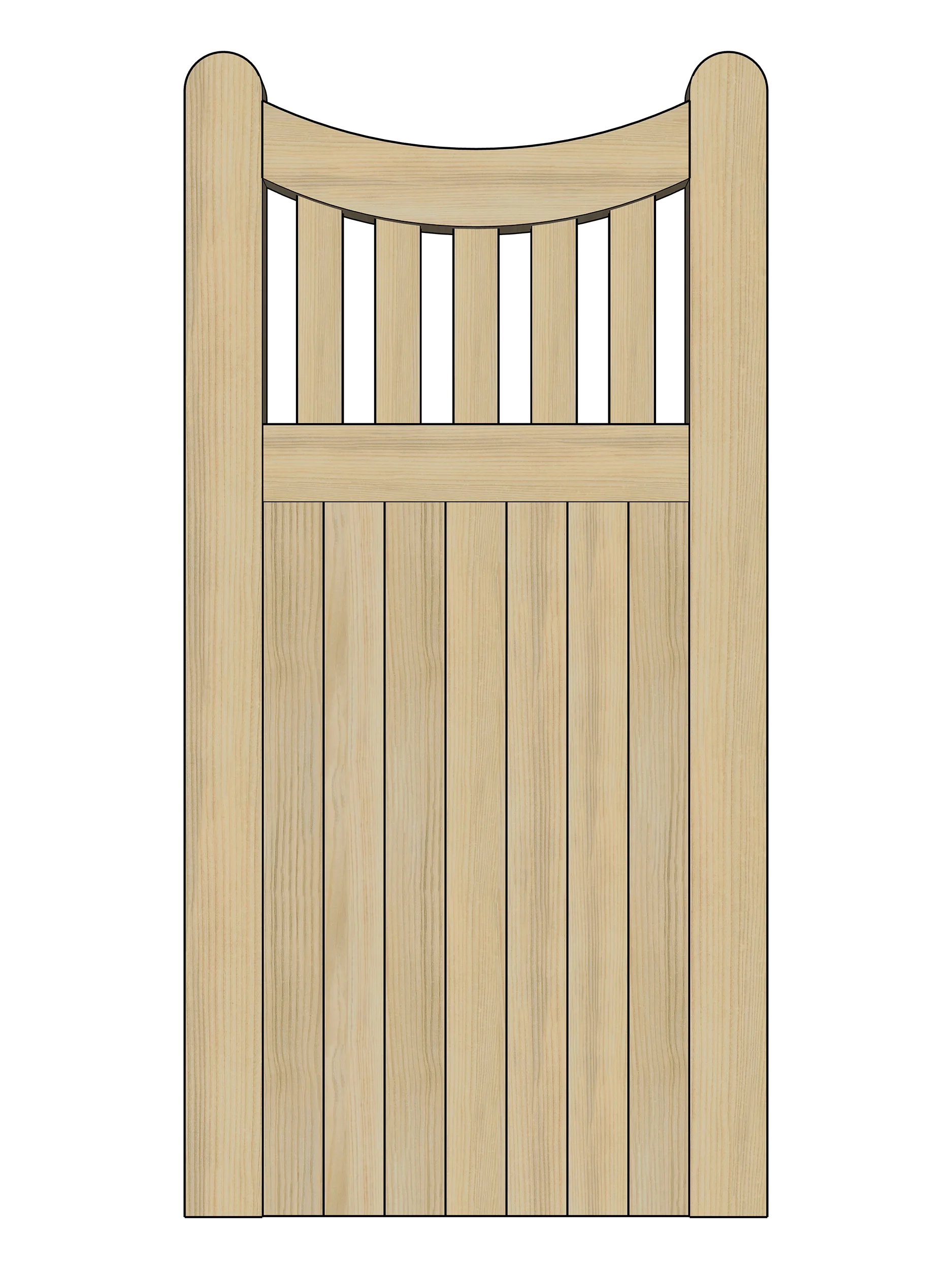 grovewood-bow-top-inverted-open-top-tongue-and-groove-wooden-side-gate-front.webp