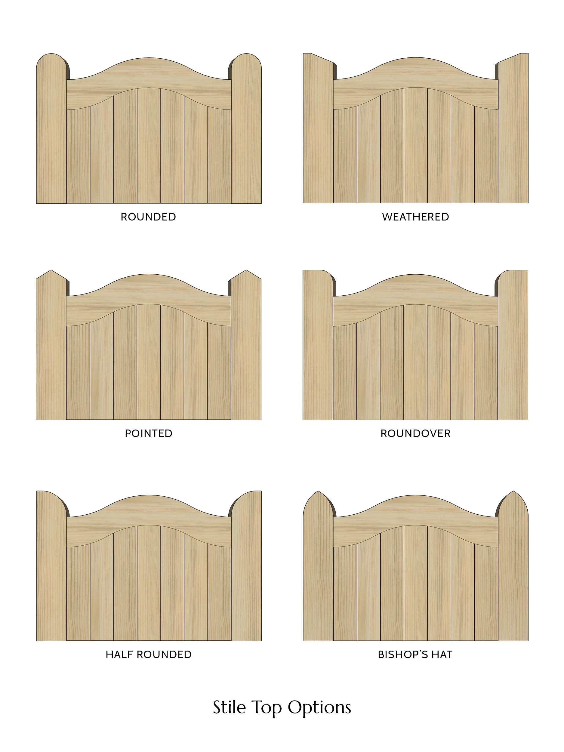 grovewood-swan-neck-tongue-and-groove-wooden-side-gate-stile-top-options.webp