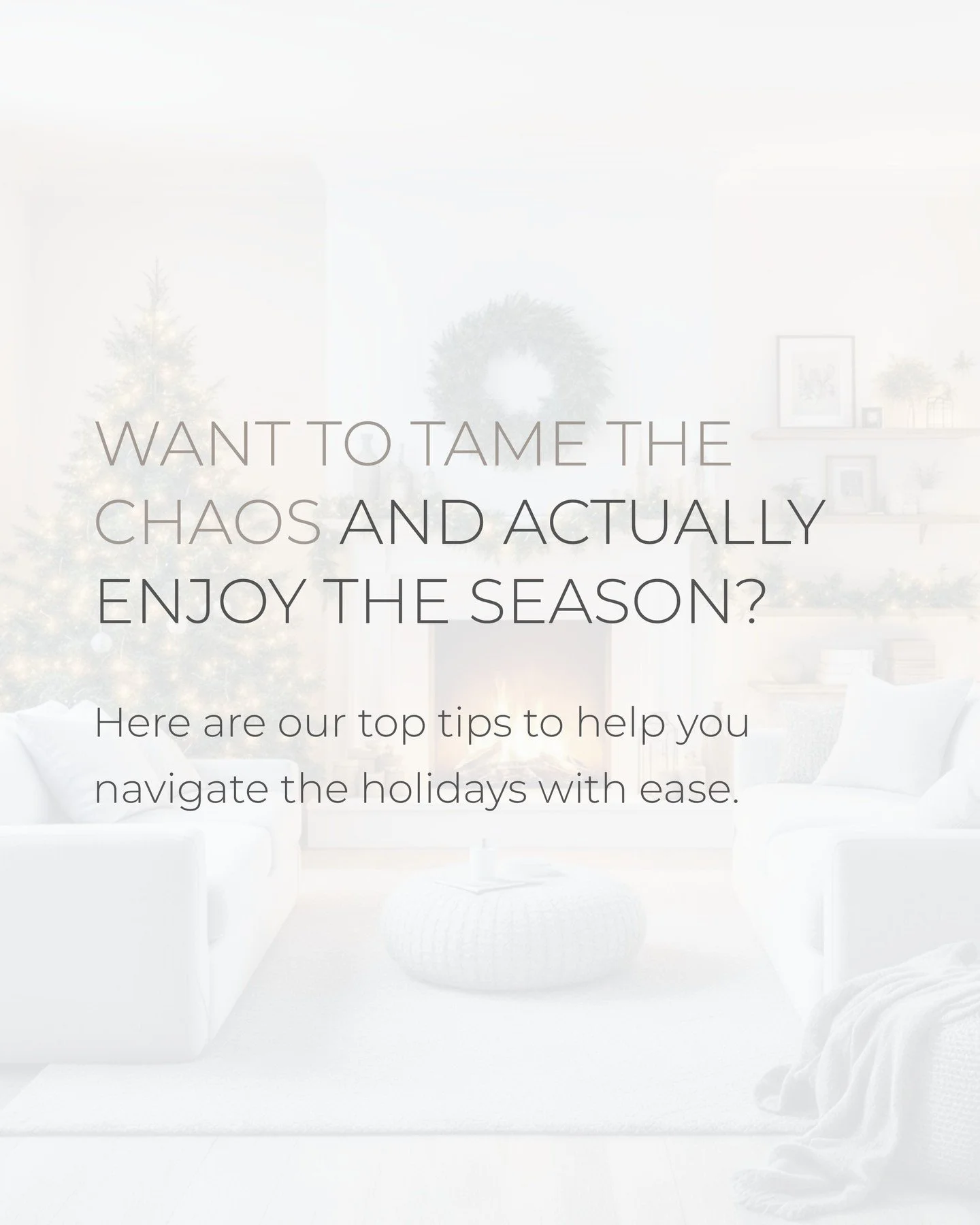 ✨ The holidays are coming&hellip; and with them, the chaos (if you let it).
But what if this year felt different?

What if you gave yourself the space to actually enjoy it?
That might look like slower mornings, embracing the mess of holiday baking an