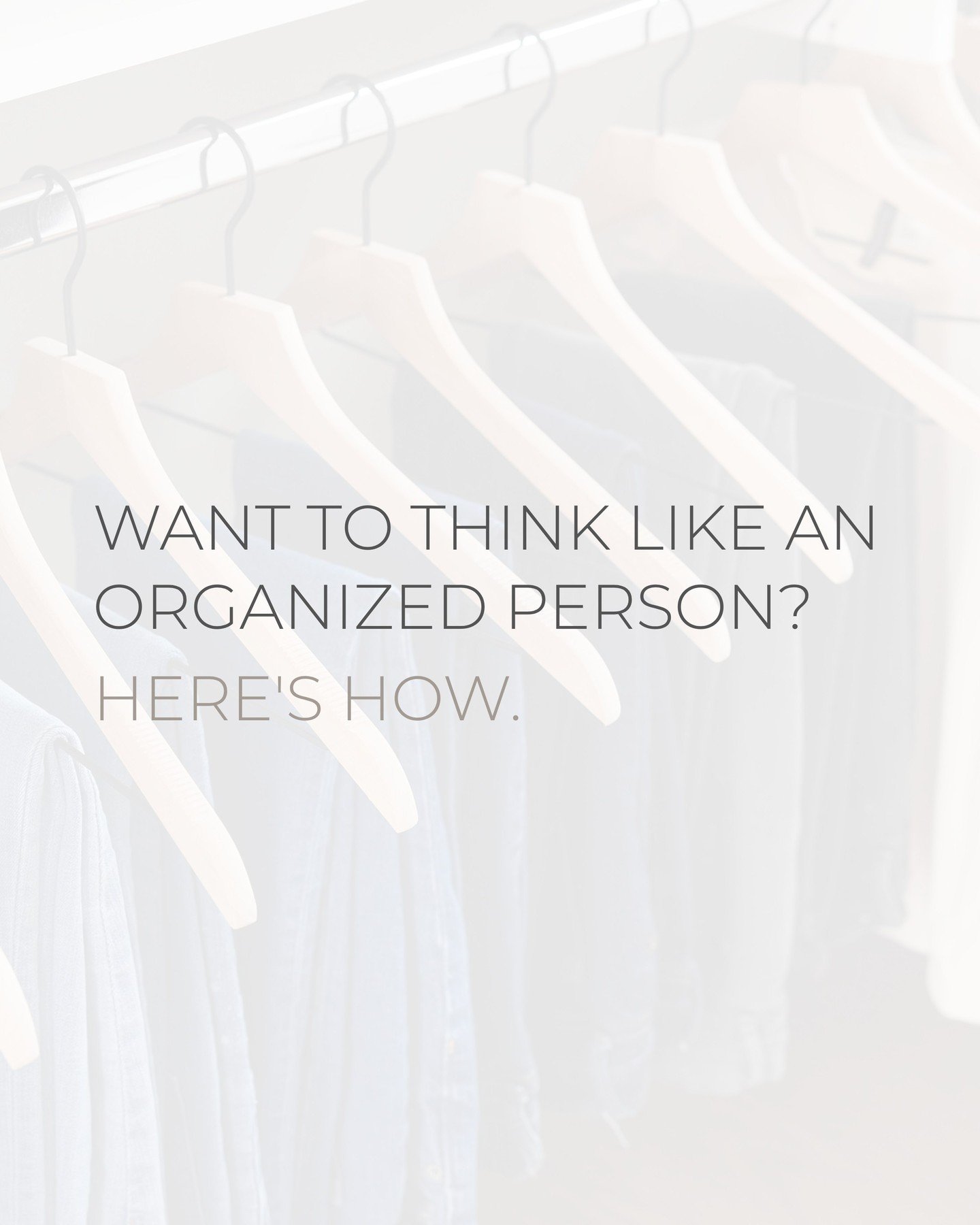 Organization starts with how you think. It&rsquo;s not about having more bins &mdash; it&rsquo;s about having better boundaries. People who stay organized don&rsquo;t try harder &mdash; they design their homes to make it easier to live well.

That&rs