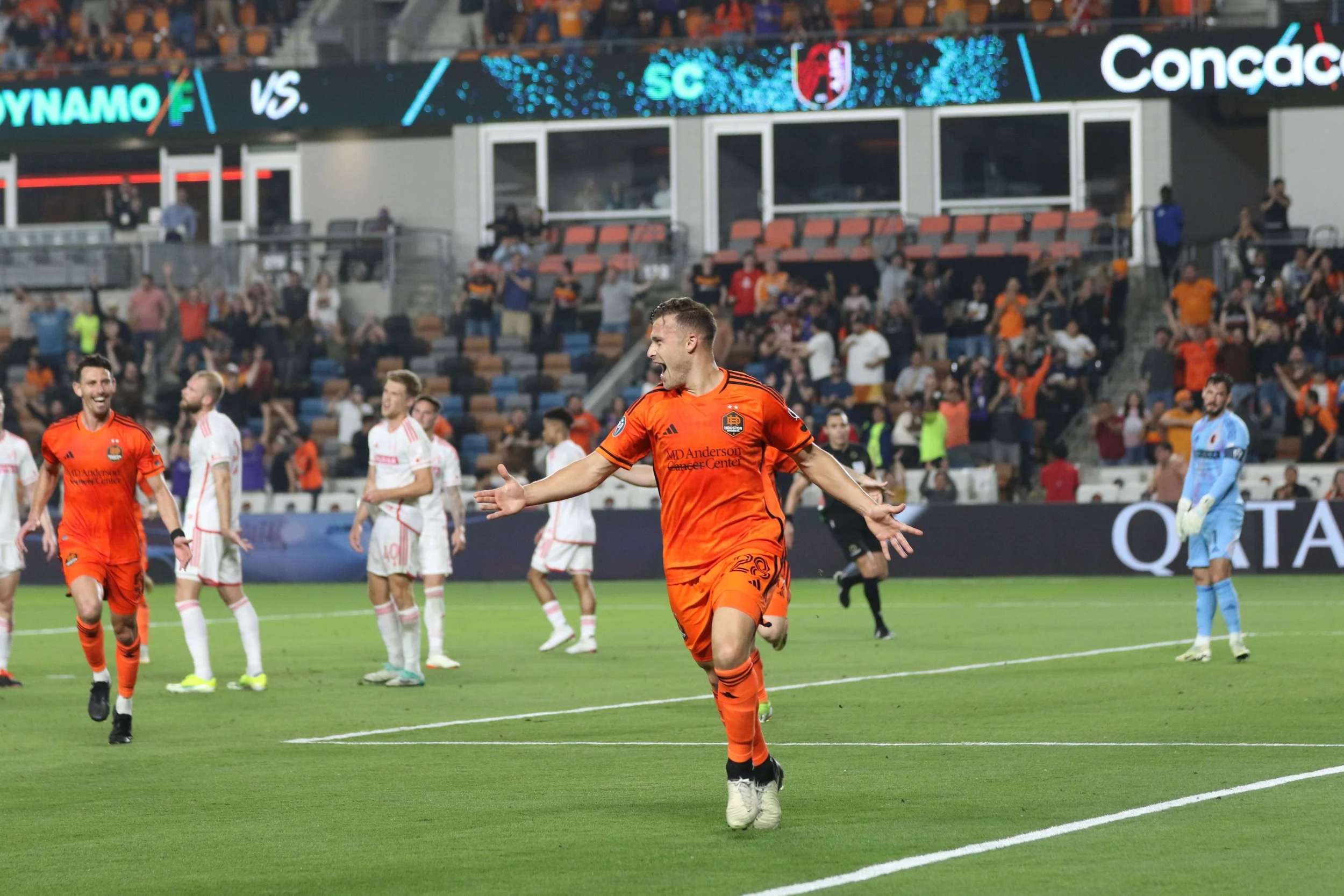 Sviatchenko goal sends Houston Dynamo to Champions Cup Round of 16