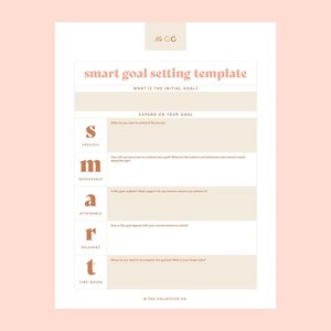 smart goals overview and free template — The Collective Co