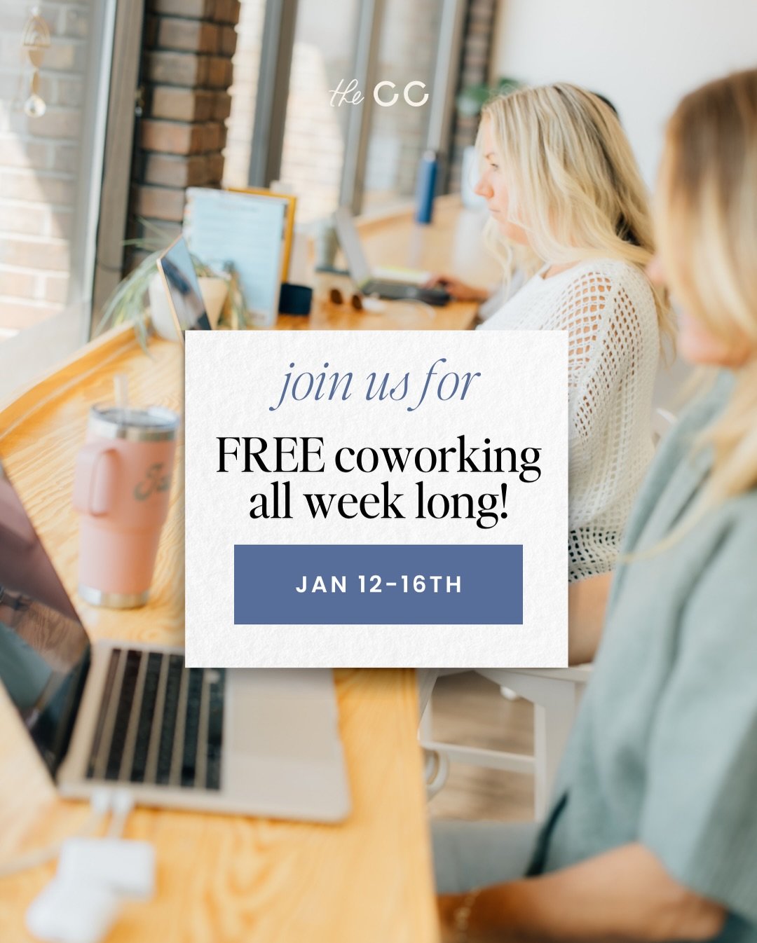 Open House Week is January 12-16th ✨

If you&rsquo;ve been curious about coworking, craving a better work routine, or wondering what it actually feels like to be part of The Collective Co., this is your chance to experience it for yourself.

We&rsquo